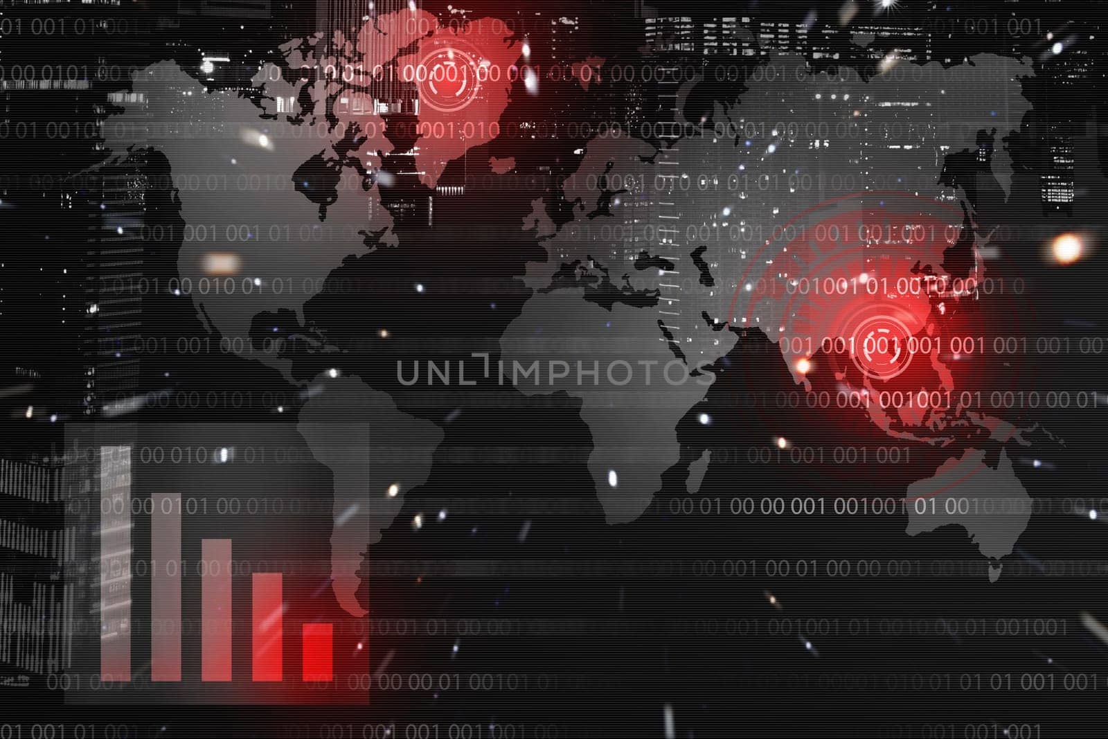 Modern virtual screen background