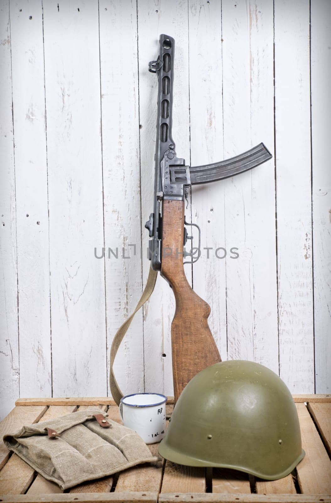 different soviet equipment of World War Two