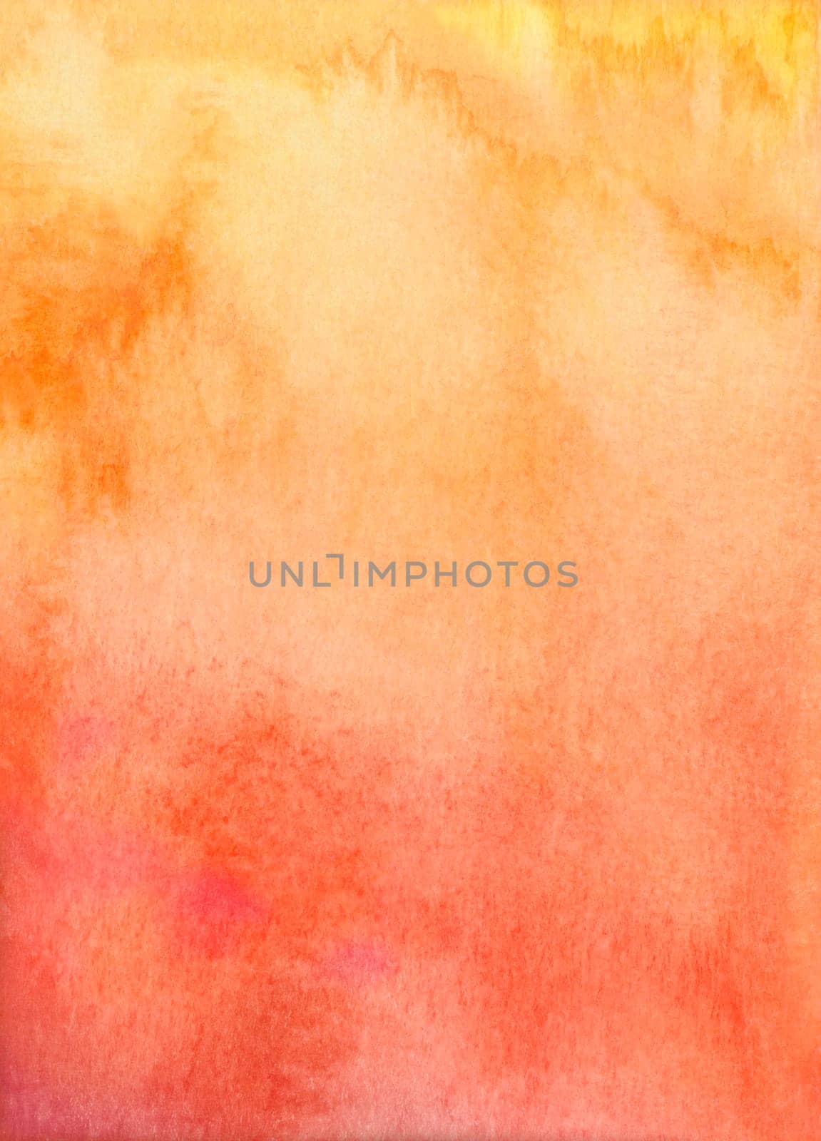 hand-painted watercolor textures in yellow orange color