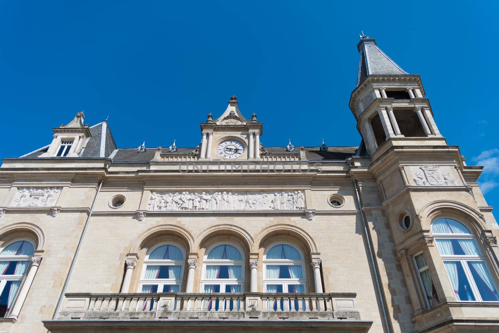 LUXEMBOURG CITY - AUGUST 12, 2016: The Cercle Municipal or Cercle-Cité is a building located at the eastern end of the Place d'Armes