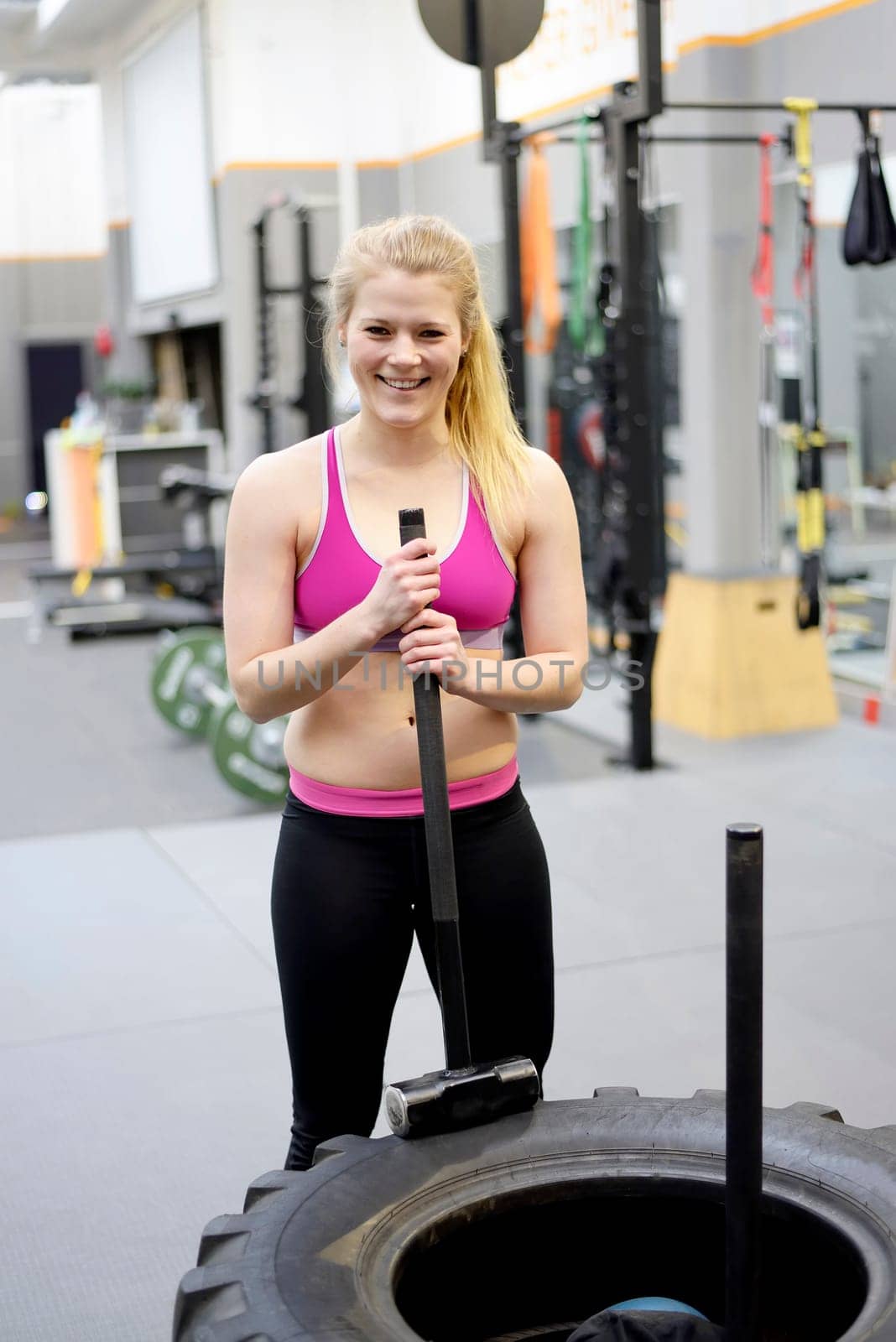 Woman in the gym