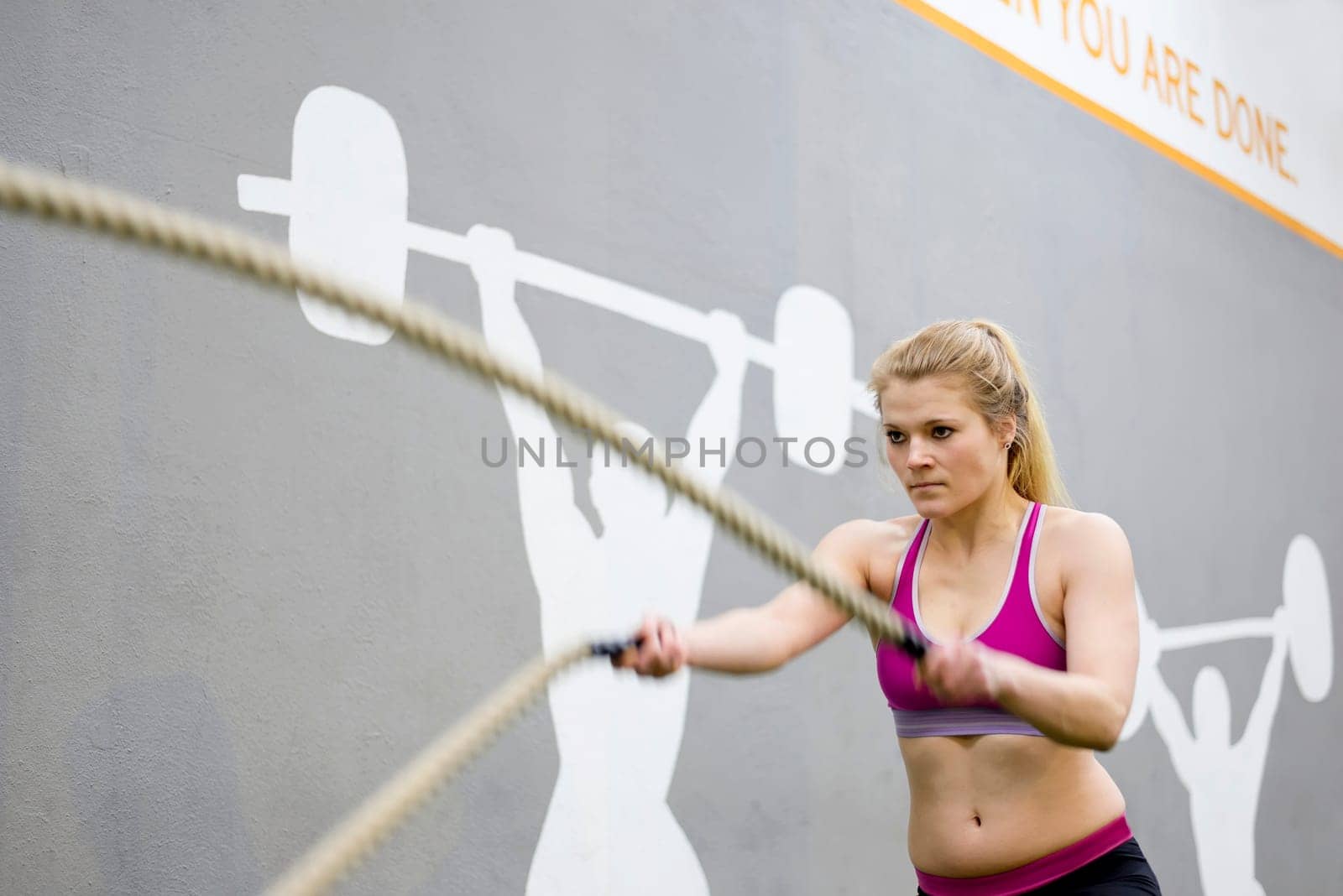 Woman in the gym