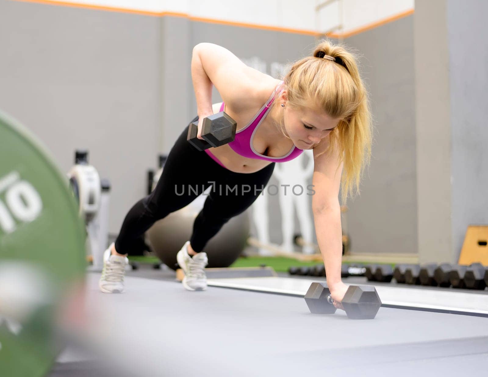 Woman in the gym