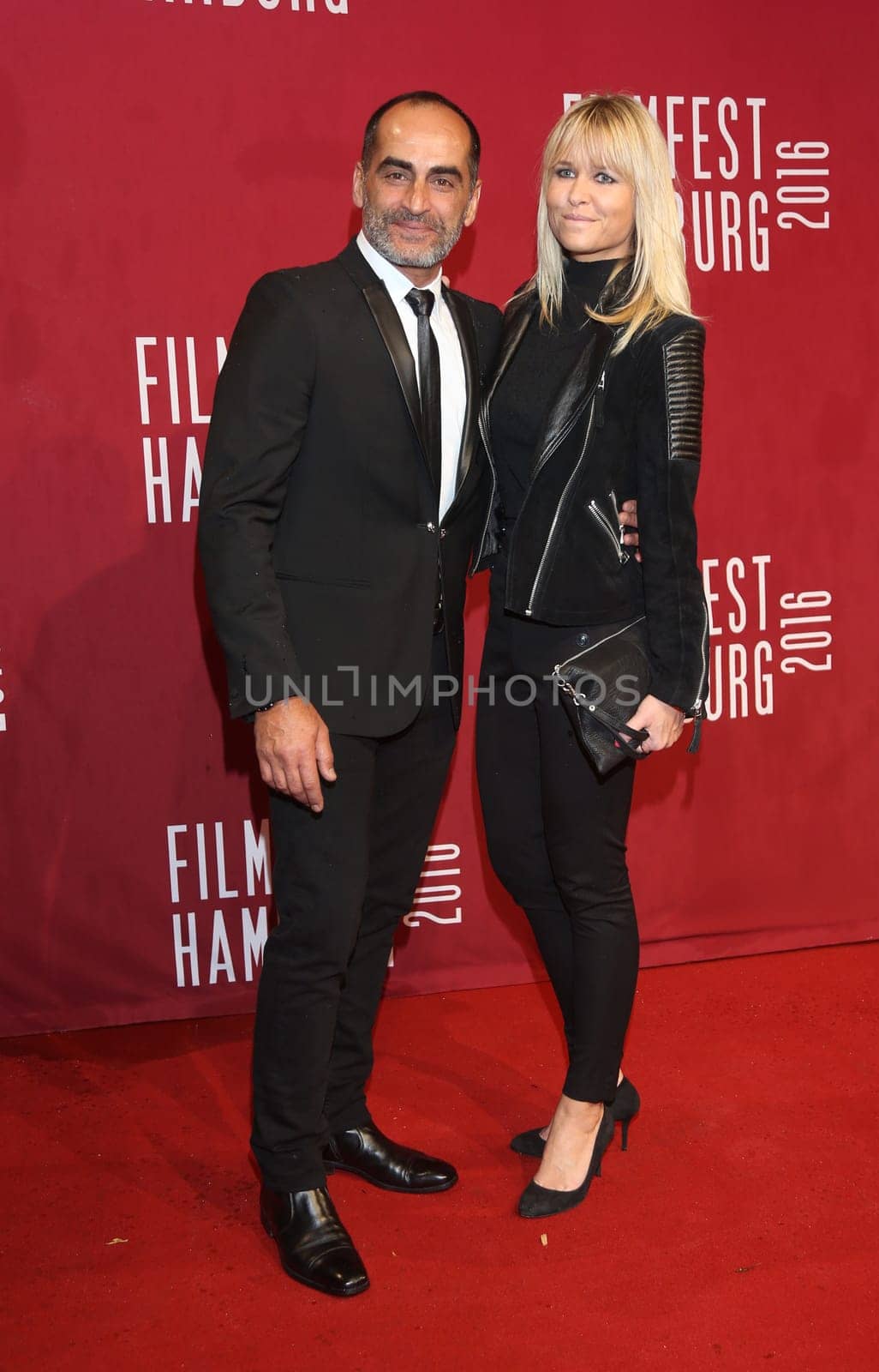 Navid Negahban and Nina Sangunish ,. Opening of the Filmfest at the Cinemaxx Kino Hamburg