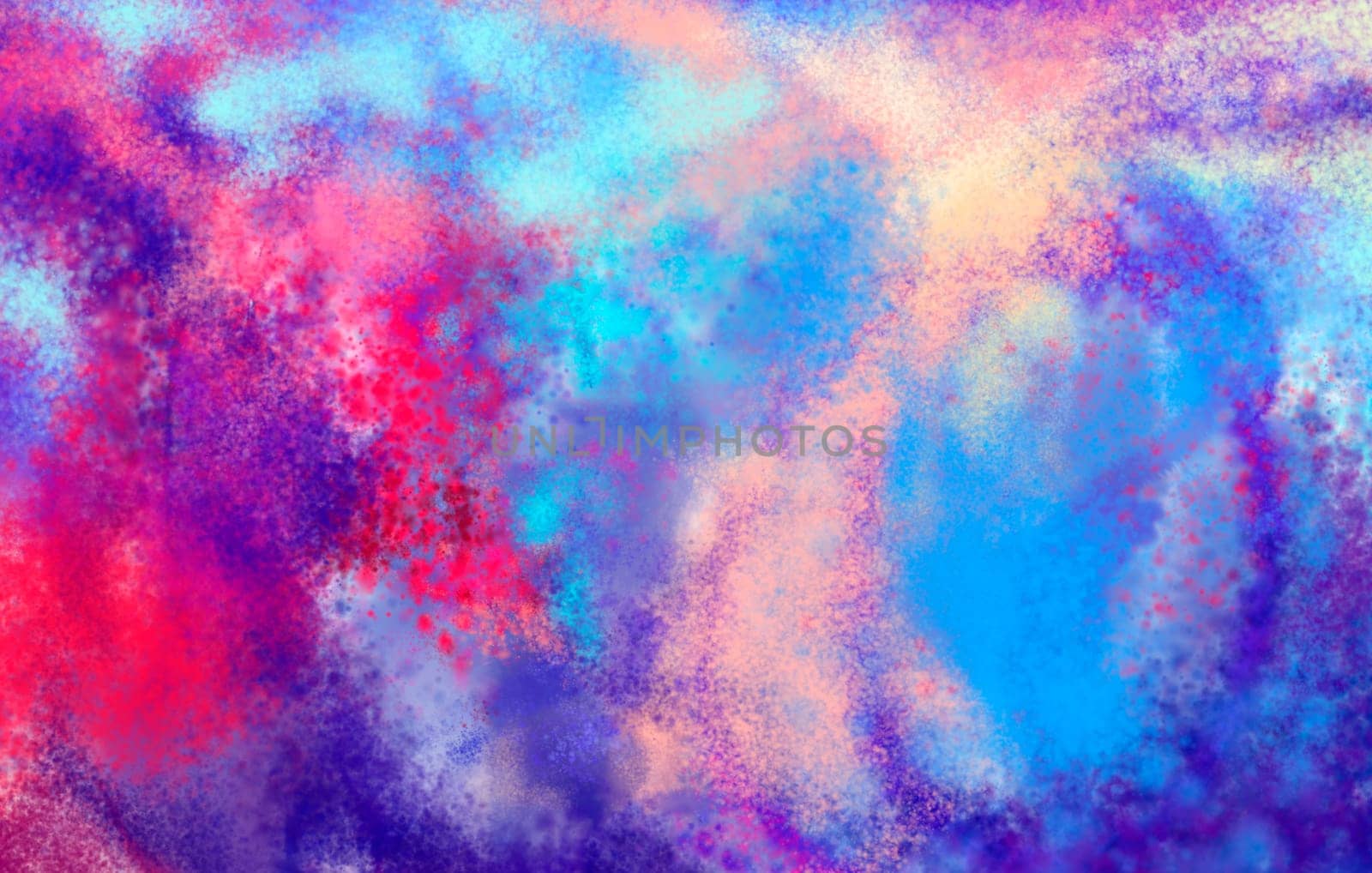 Digital Painting Abstract Textured Colorful Background Artwork for Design