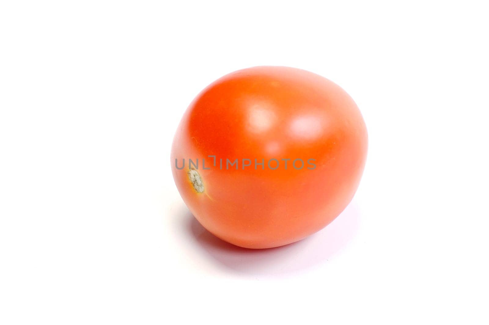 Tomato on white background. Look tasty and fresh