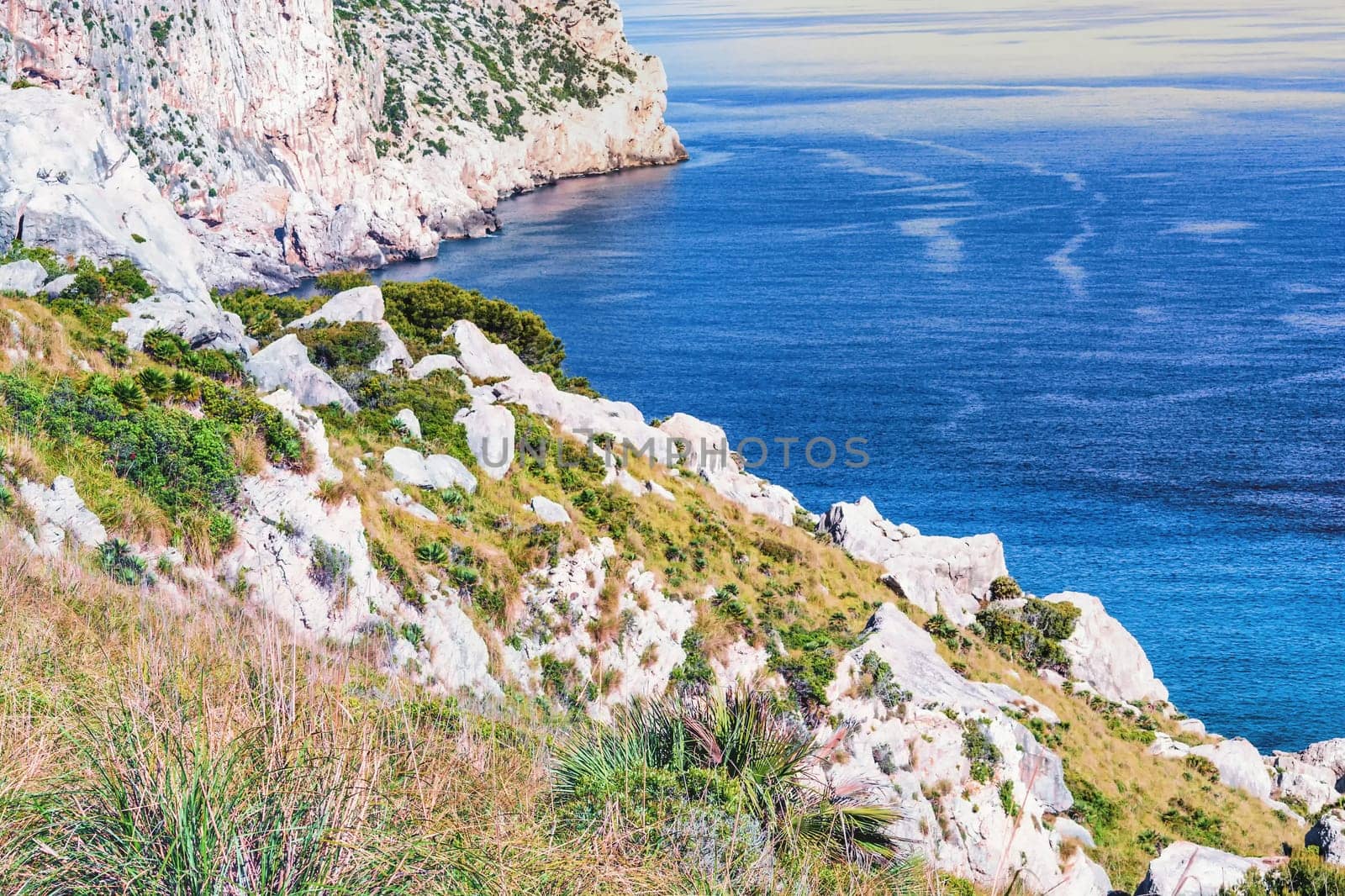 Picturesque sea landscape with bay. Mallorca,Balearic Islands in Spain.