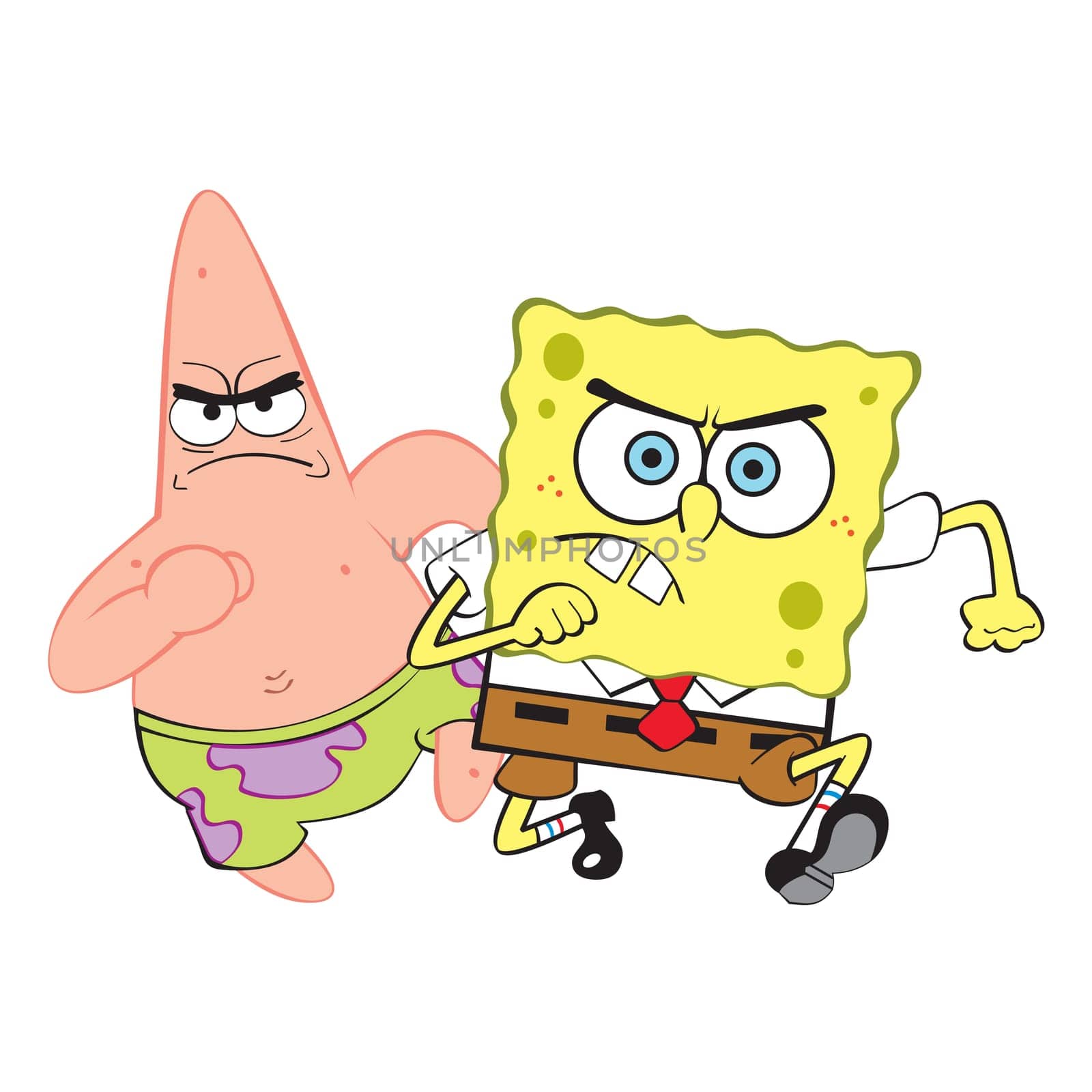 sponge bob patrick star illustration comedy
