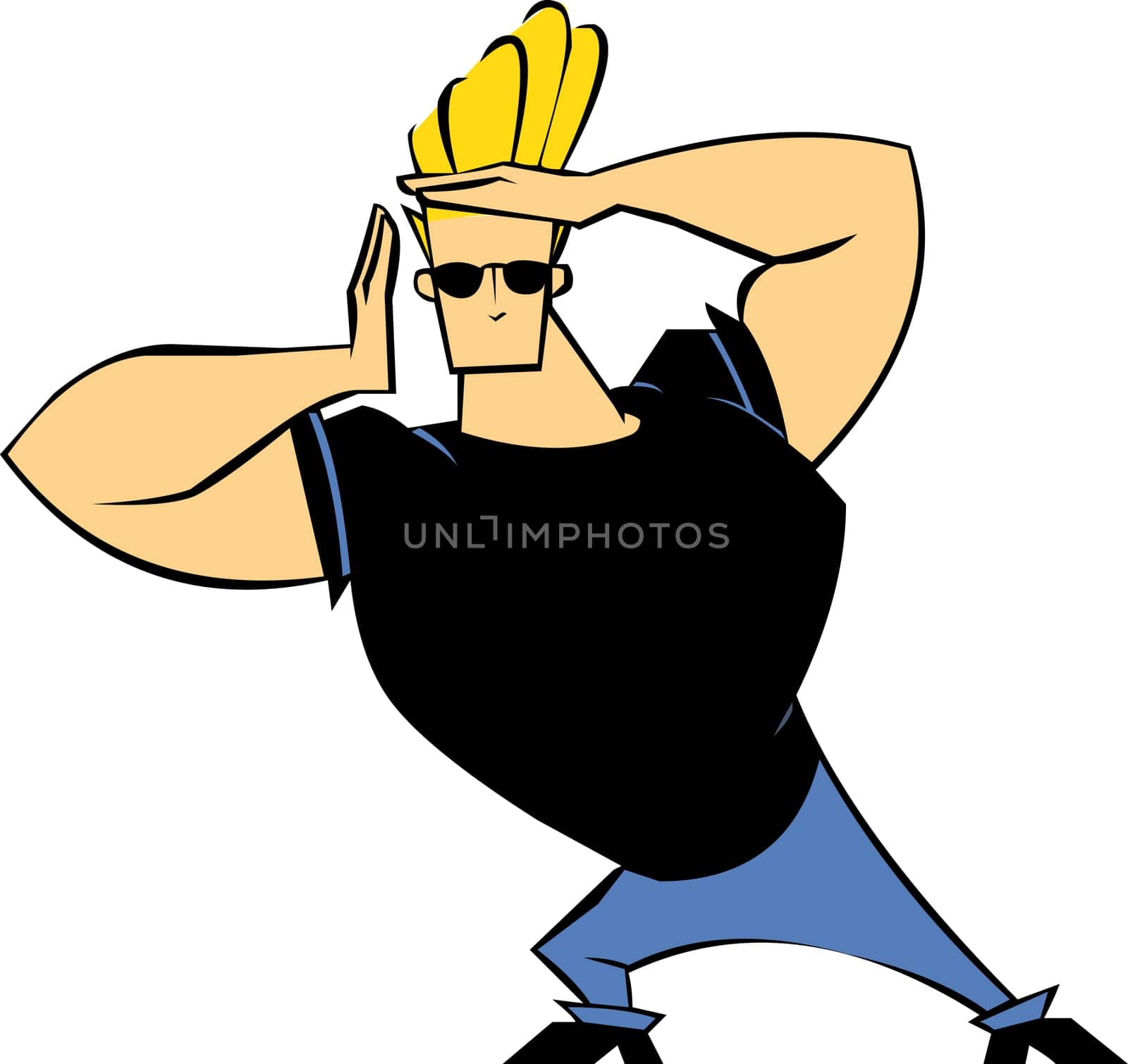 Johny bravo illustration character kids