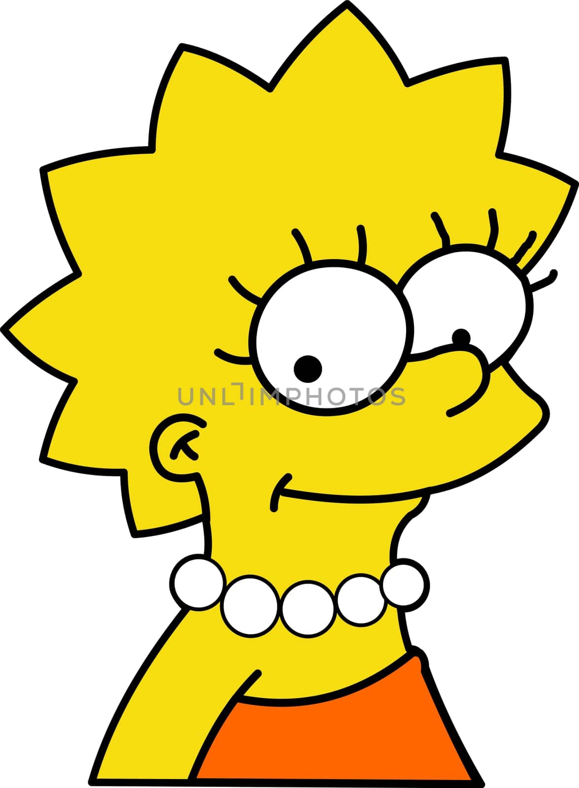 Lisa Simpson illustration cartoon