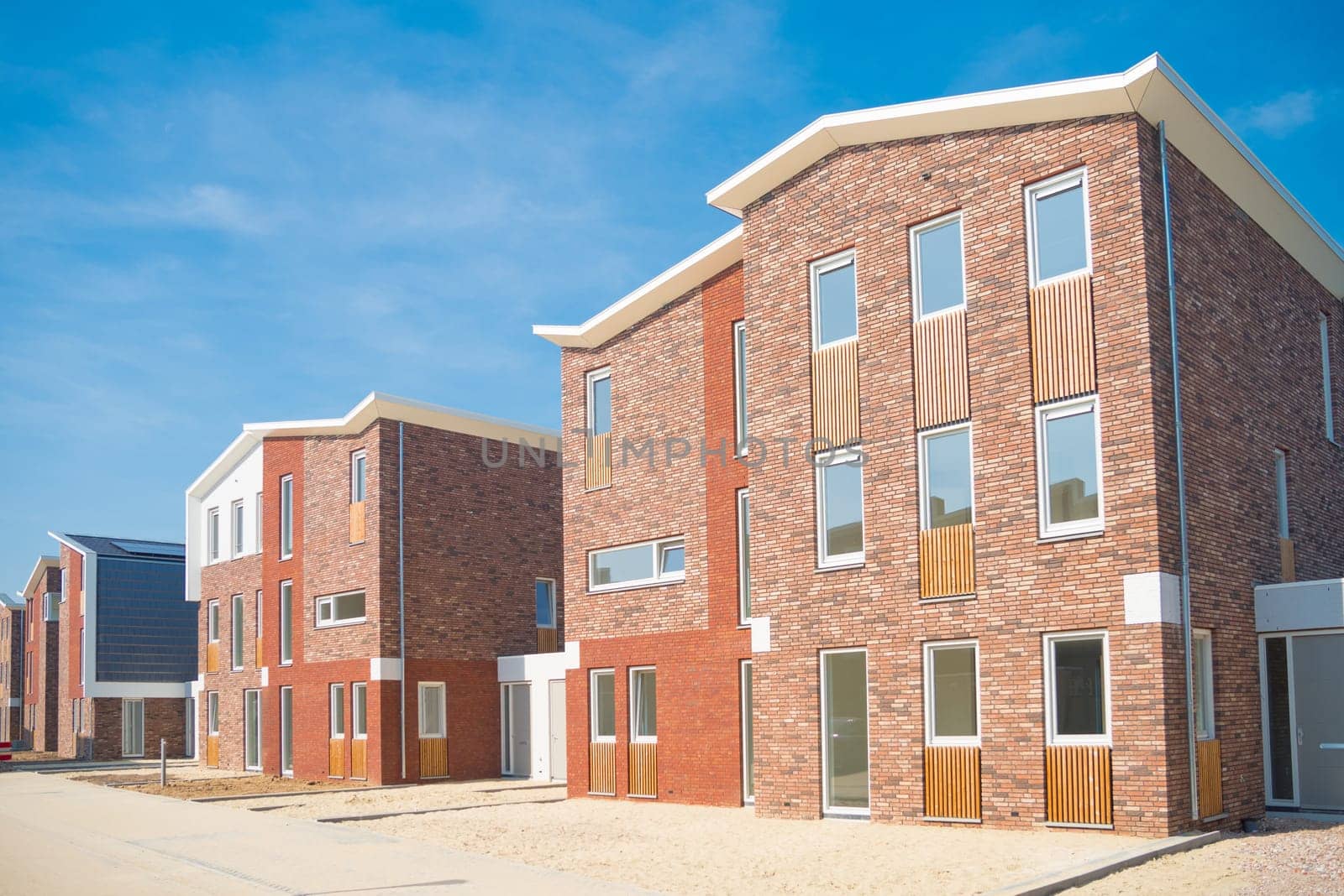 several newly built homes in the netherlands