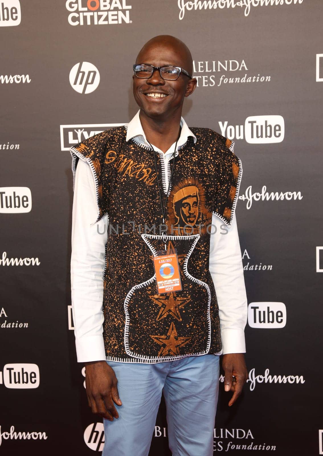 Dr. Soka Moses beim  Global Citizen Festival in der Barclaycard Arena, Hamburg, 06.07.2017.
