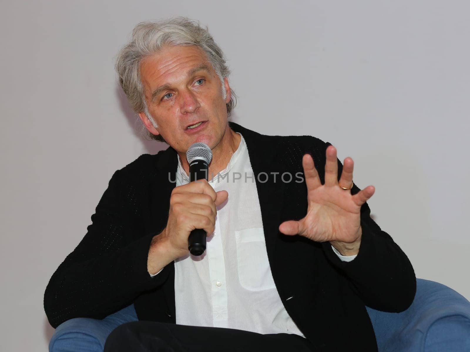 Actor Walter Sittler at a talk show on 04.07.2017 in Magdeburg