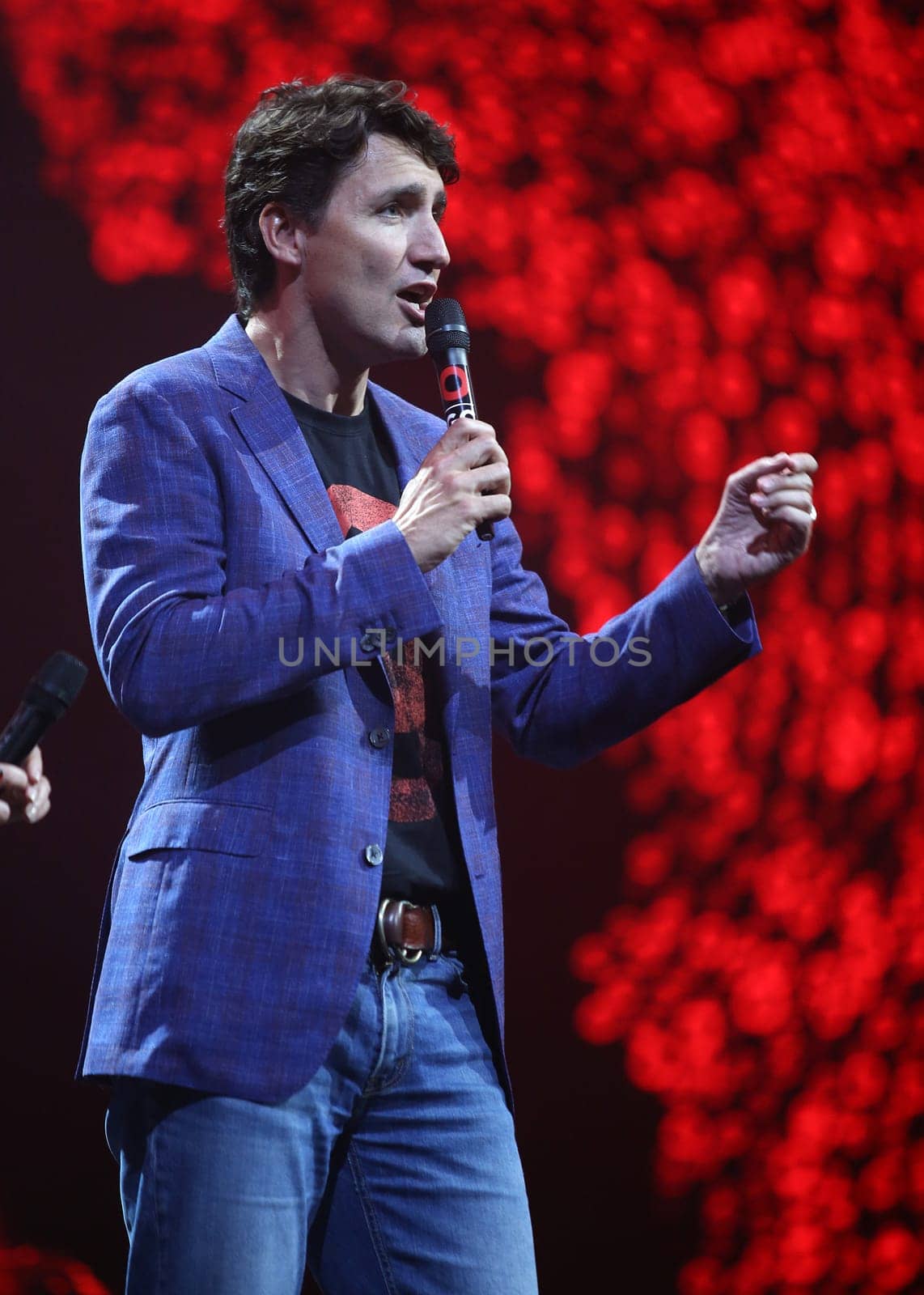 Canadian  Prime Minister Justin Trudeau beim  Global Citzen Festival 2017  in Hamburg -Barclacard Arena