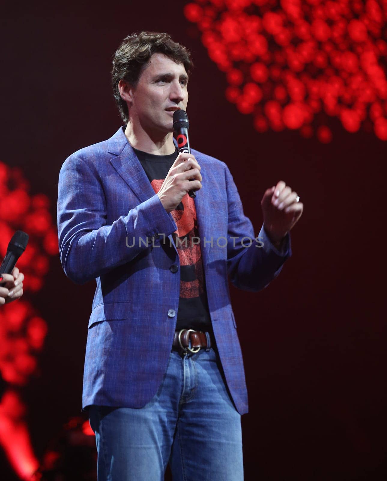 Canadian  Prime Minister Justin Trudeau beim  Global Citzen Festival 2017  in Hamburg -Barclacard Arena