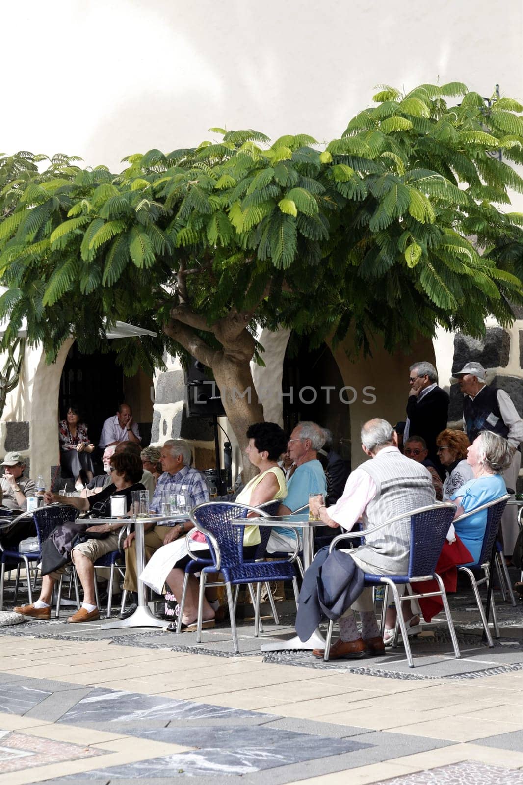 the Pueblo Canario the city Las Palmas on the Canary Island of Spain in the Atlantic ocean.