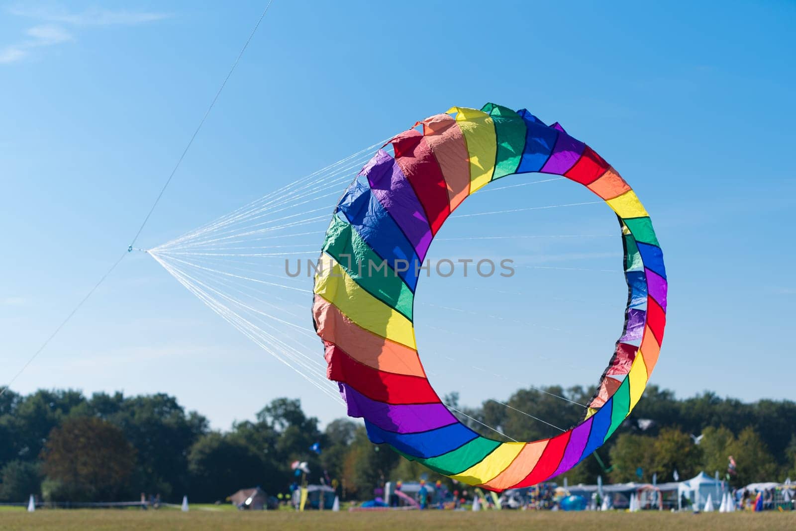 colorful kite on a kite festival