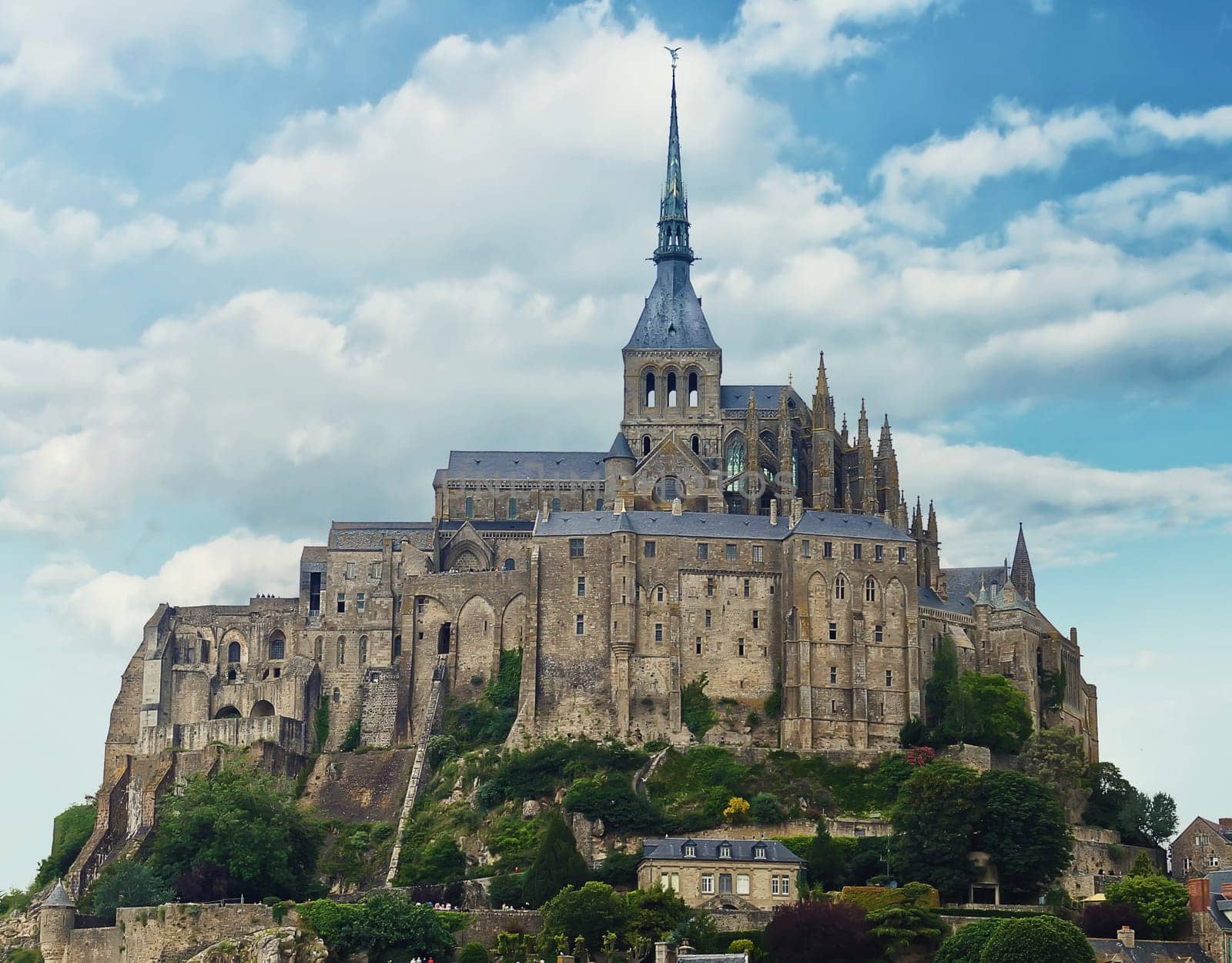 View at Mont Saint Michel Abbey, France