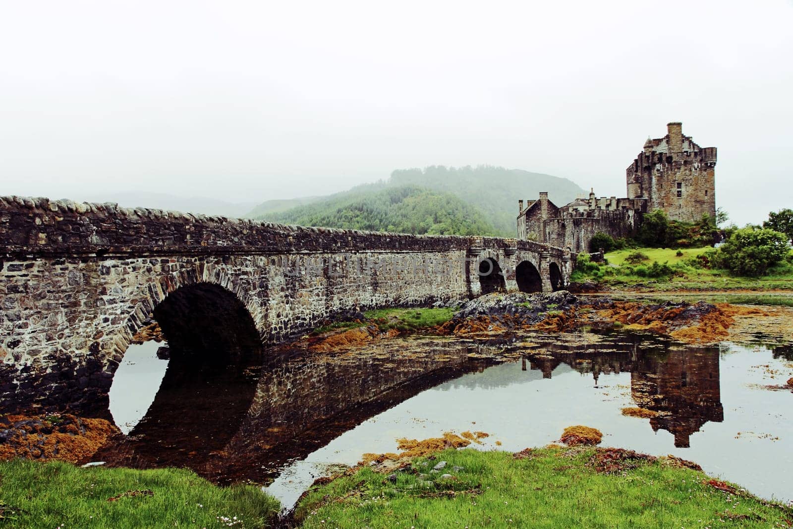 Eilean Donan Castle in Loch Duich in Scotland