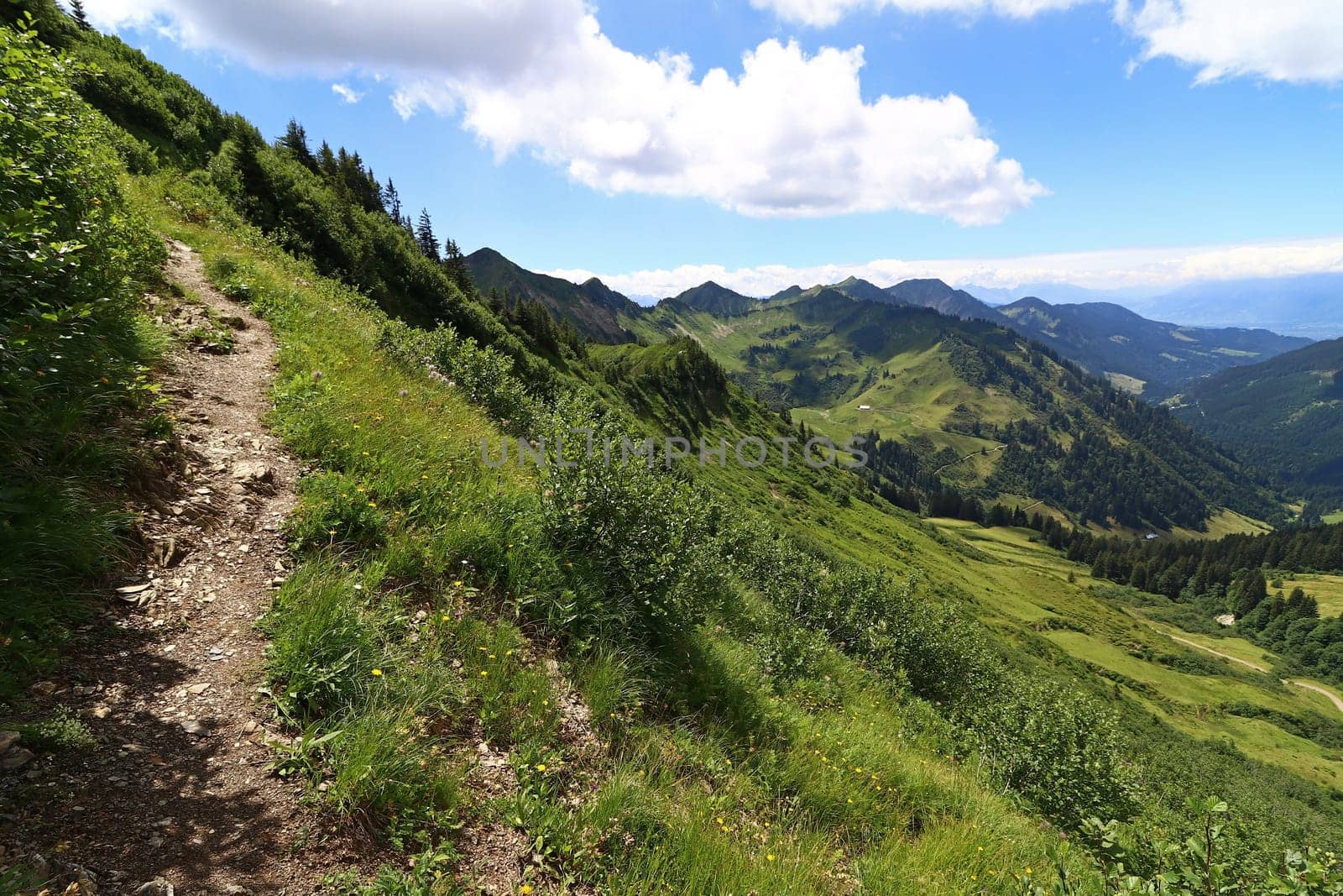 Mountaineering on the Furkajoch in Austria