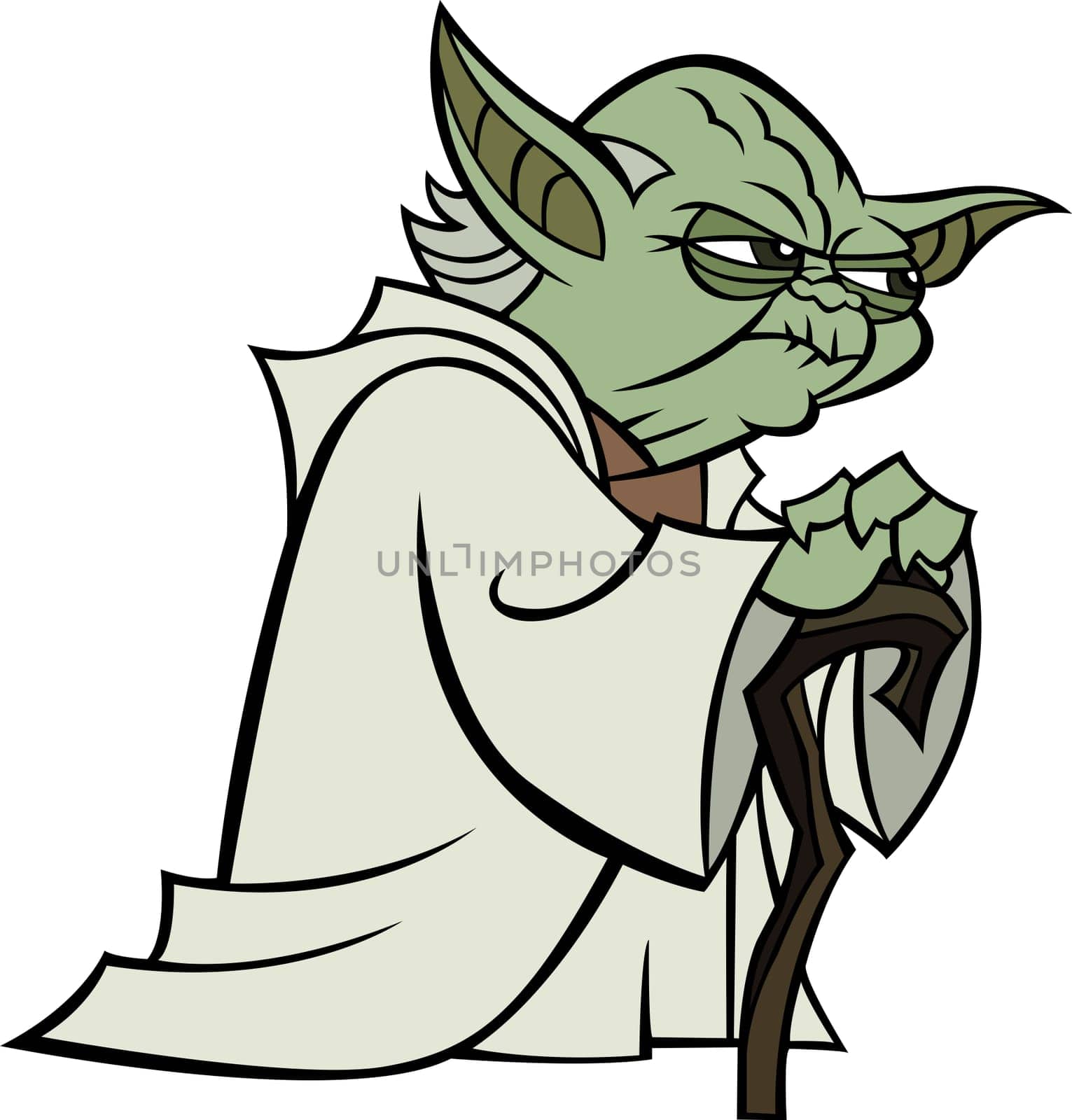 Yoda star wars illustration