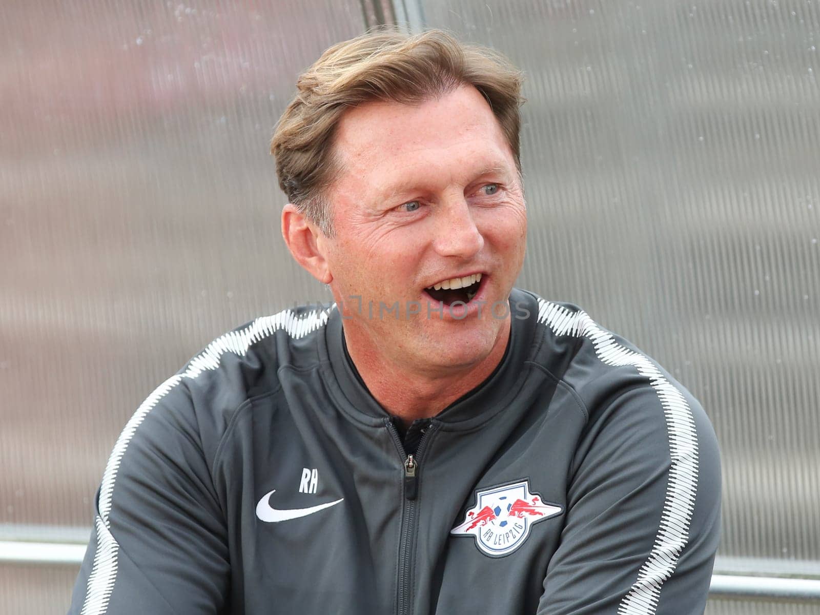 Head coach Ralph Hasenhüttl (RB Leipzig) at the friendly match SV Dessau 05 against RB Leipzig on 14.07.2017 in Dessau