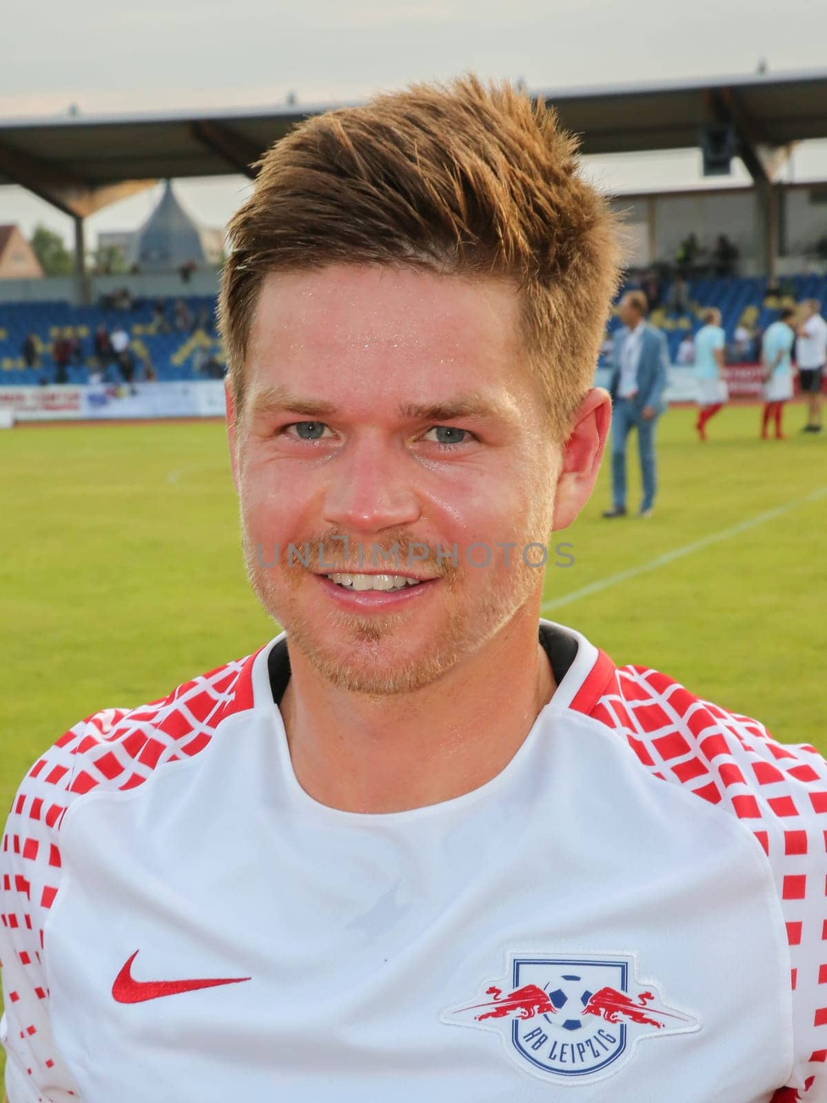 Dominik Kaiser (RB Leipzig) at the friendly match SV Dessau 05 against RB Leipzig on 14.07.2017 in Dessau