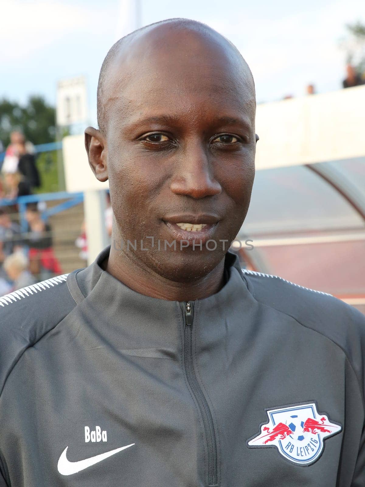 Team manager Babacar N'Diaye (RB Leipzig) at the friendly match SV Dessau 05 against RB Leipzig on 14.07.2017 in Dessau
