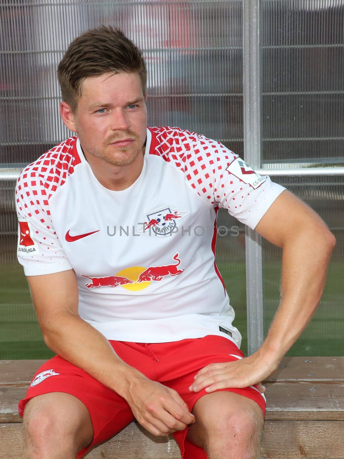 Dominik Kaiser (RB Leipzig) at the friendly match SV Dessau 05 against RB Leipzig on 14.07.2017 in Dessau