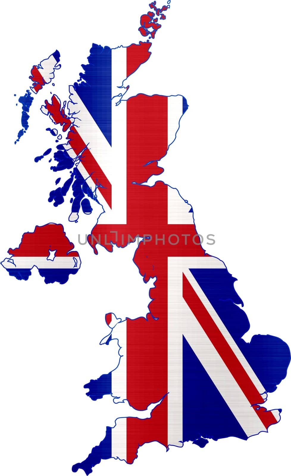 flag map united kingdom
