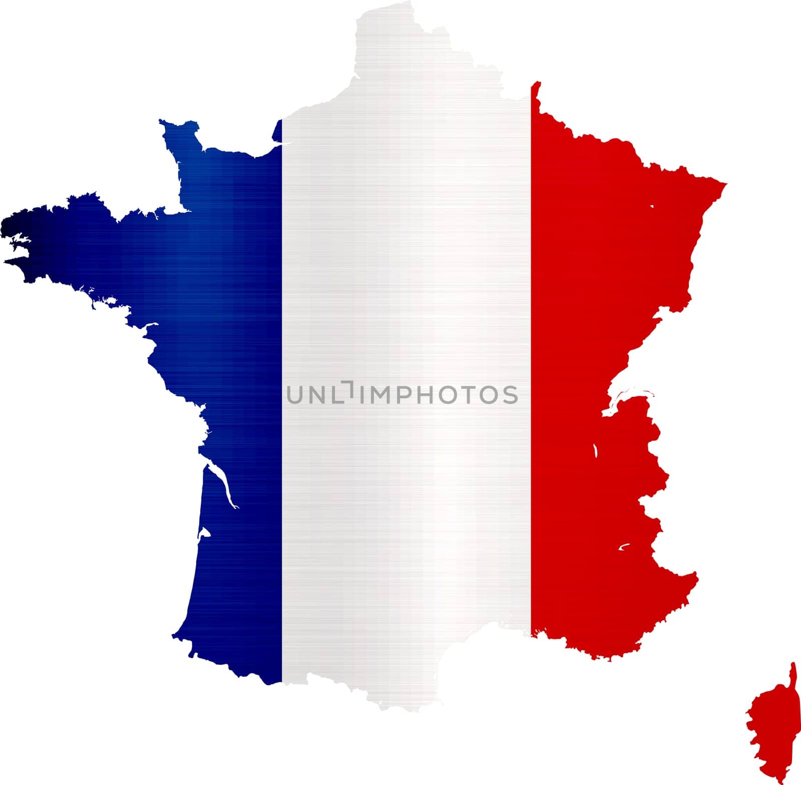 flag map france illustration