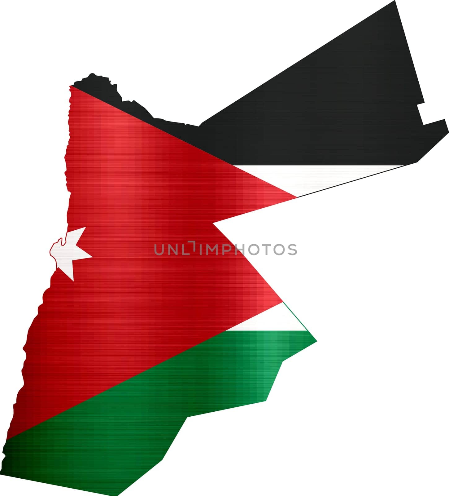 flag map jordan illustration