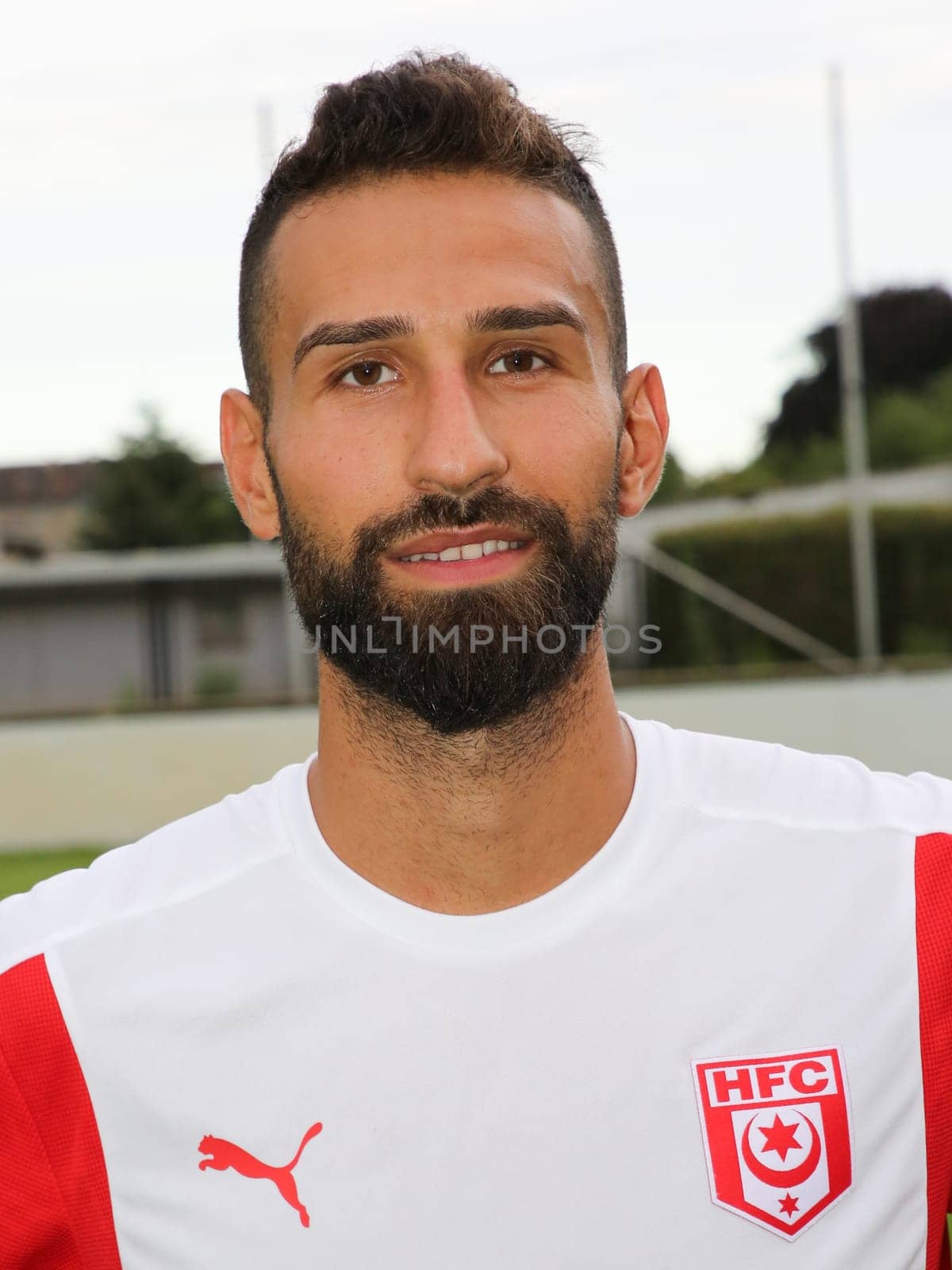 Benjamin Pintol (Hallescher FC) at the test match Hallescher FC against Berliner AK on 30.06.2017 in Dessau