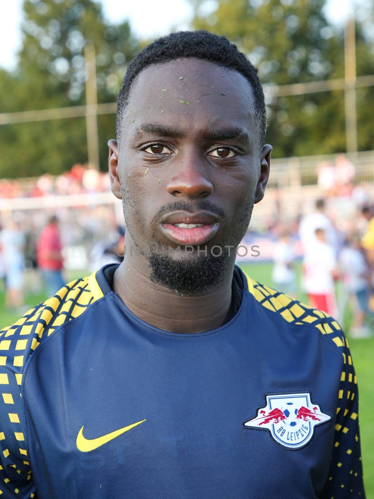 Jean-Kevin Augustin ( RB Leipzig) at the charity match ZFC Meuselwitz against RB Leipzig on 18.07.2017 in Meuselwitz