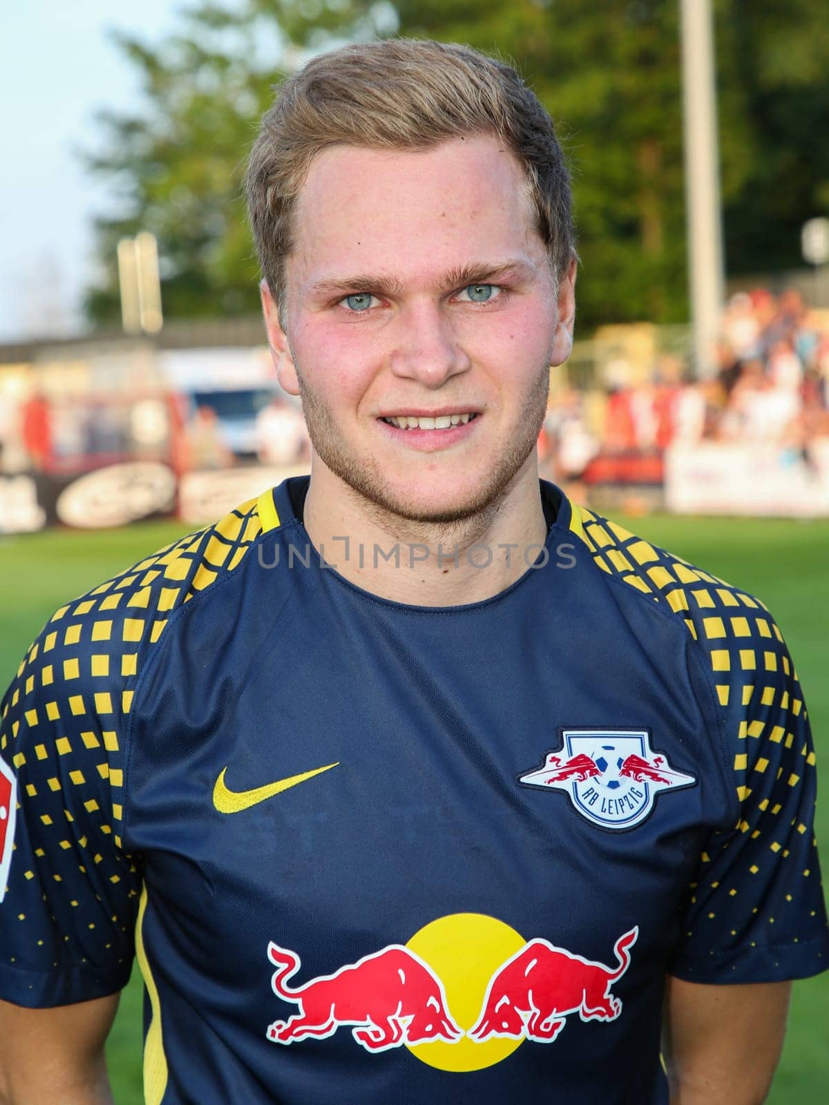 Benno Schmitz ( RB Leipzig) at the charity match ZFC Meuselwitz against RB Leipzig on 18.07.2017 in Meuselwitz