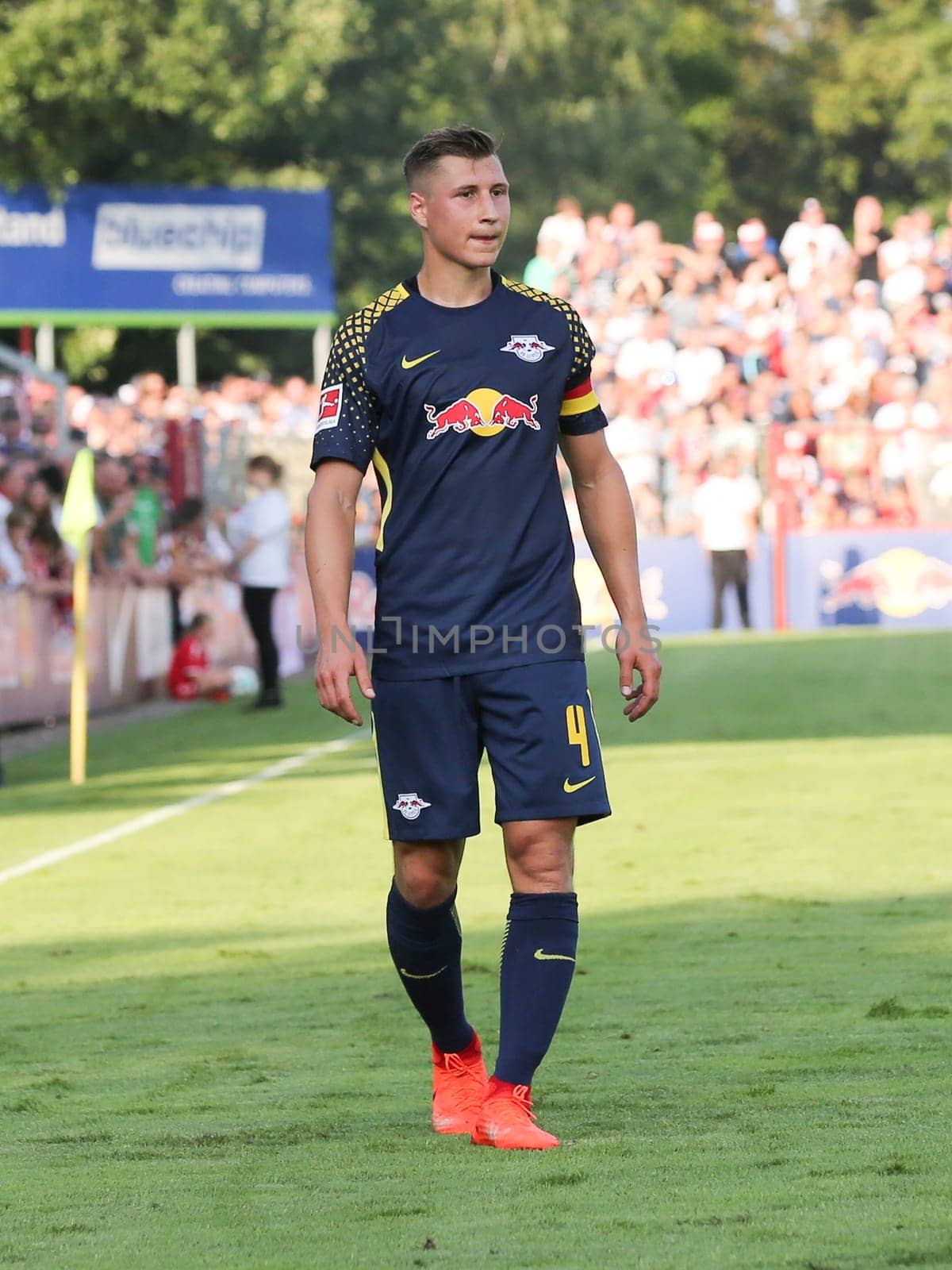 Willi Orban ( RB Leipzig) at the charity match ZFC Meuselwitz against RB Leipzig on 18.07.2017 in Meuselwitz
