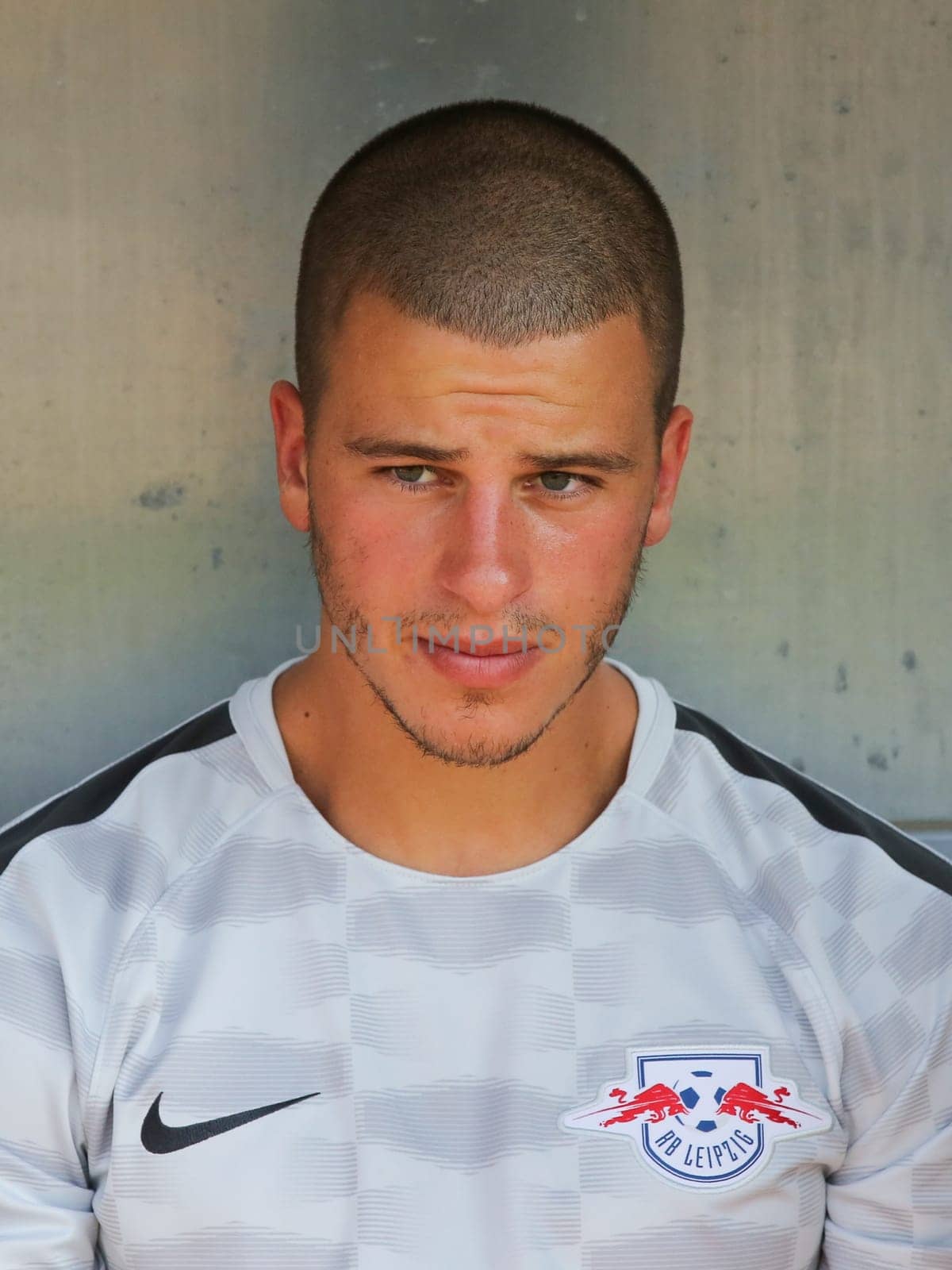 Diego Demme ( RB Leipzig) at the charity match ZFC Meuselwitz against RB Leipzig on 18.07.2017 in Meuselwitz