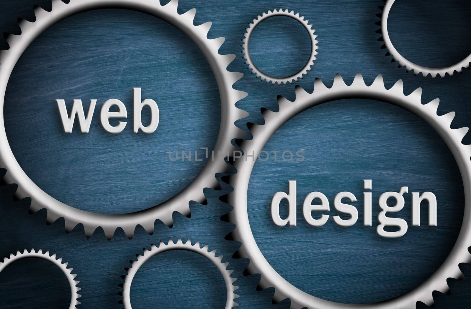 Web Design - Cogwheel Business Concept