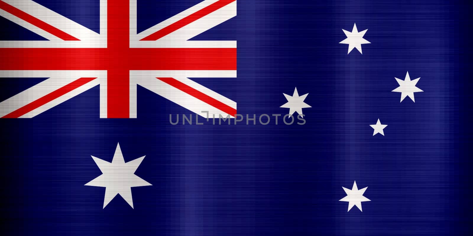 Australia Flag metallic texture