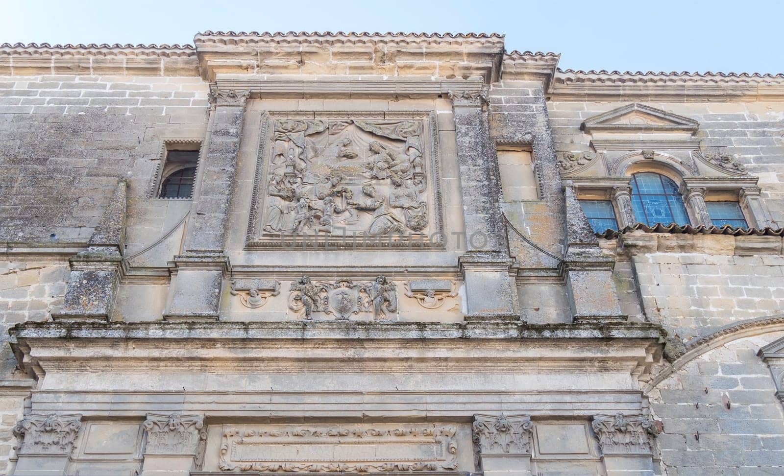 Baeza Cathedral facade, Jaen, Spain