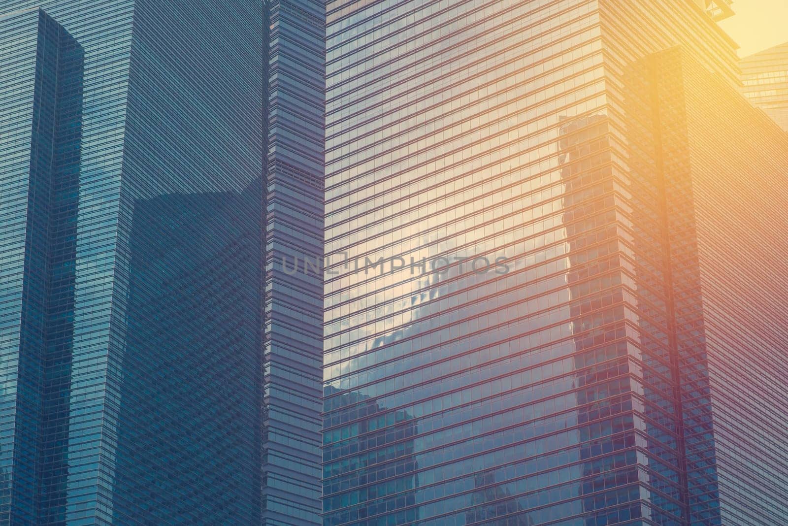 Contemporary Architecture Office Building In The City.