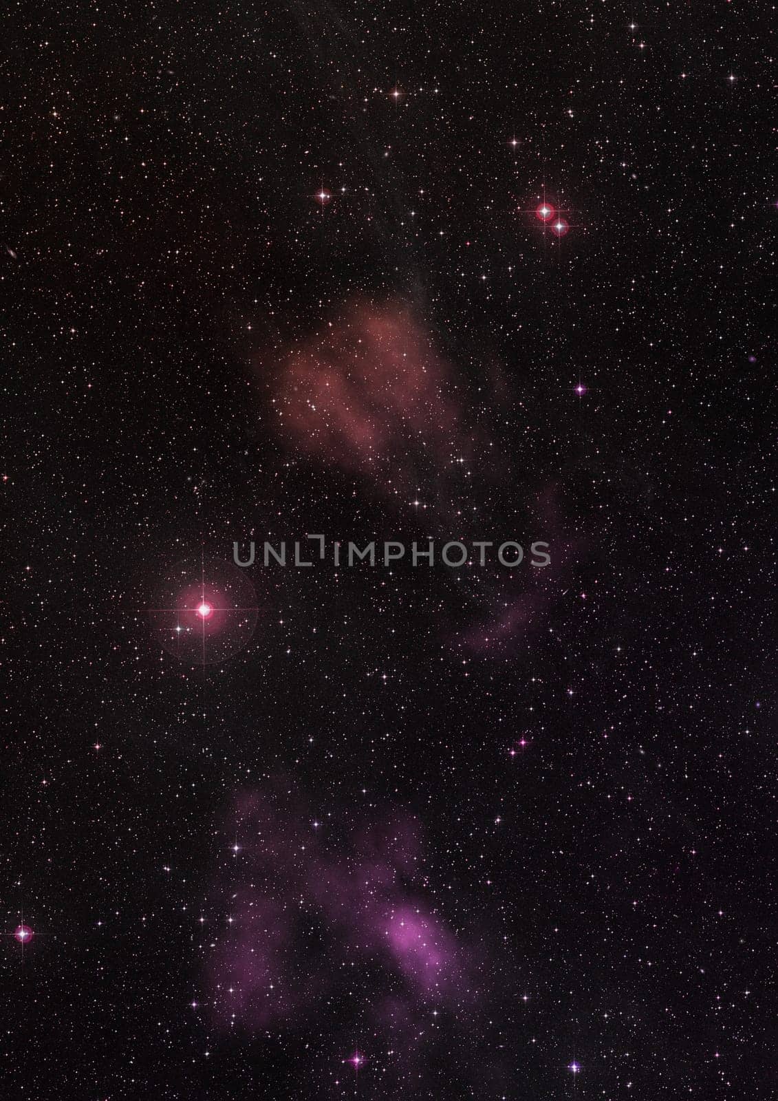Star field in space a nebulae and a gas congestion. Elements of this image furnished by NASA . 3D rendering