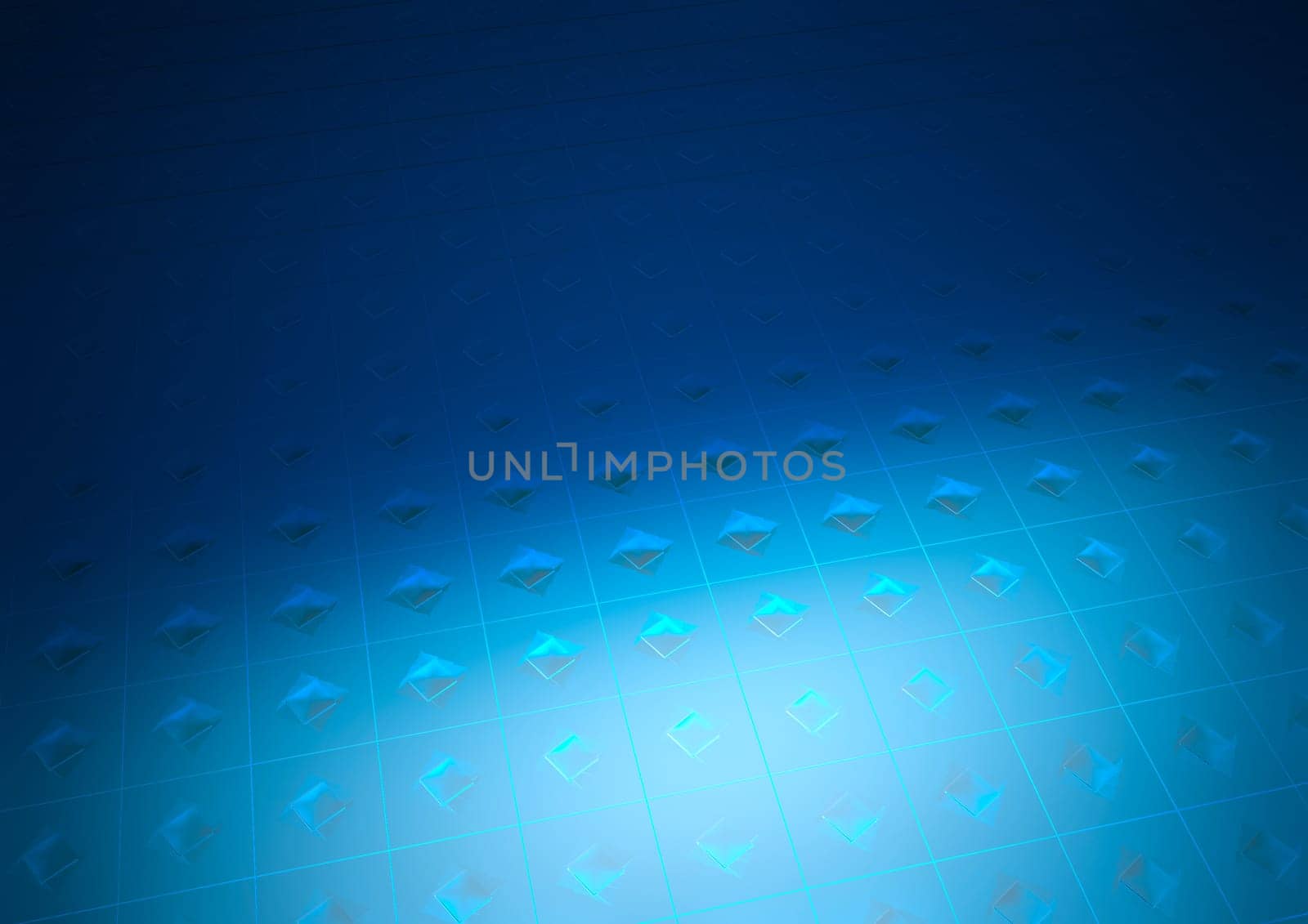 Dimensional abstract geometric polygon backdrop. 3D rendering.