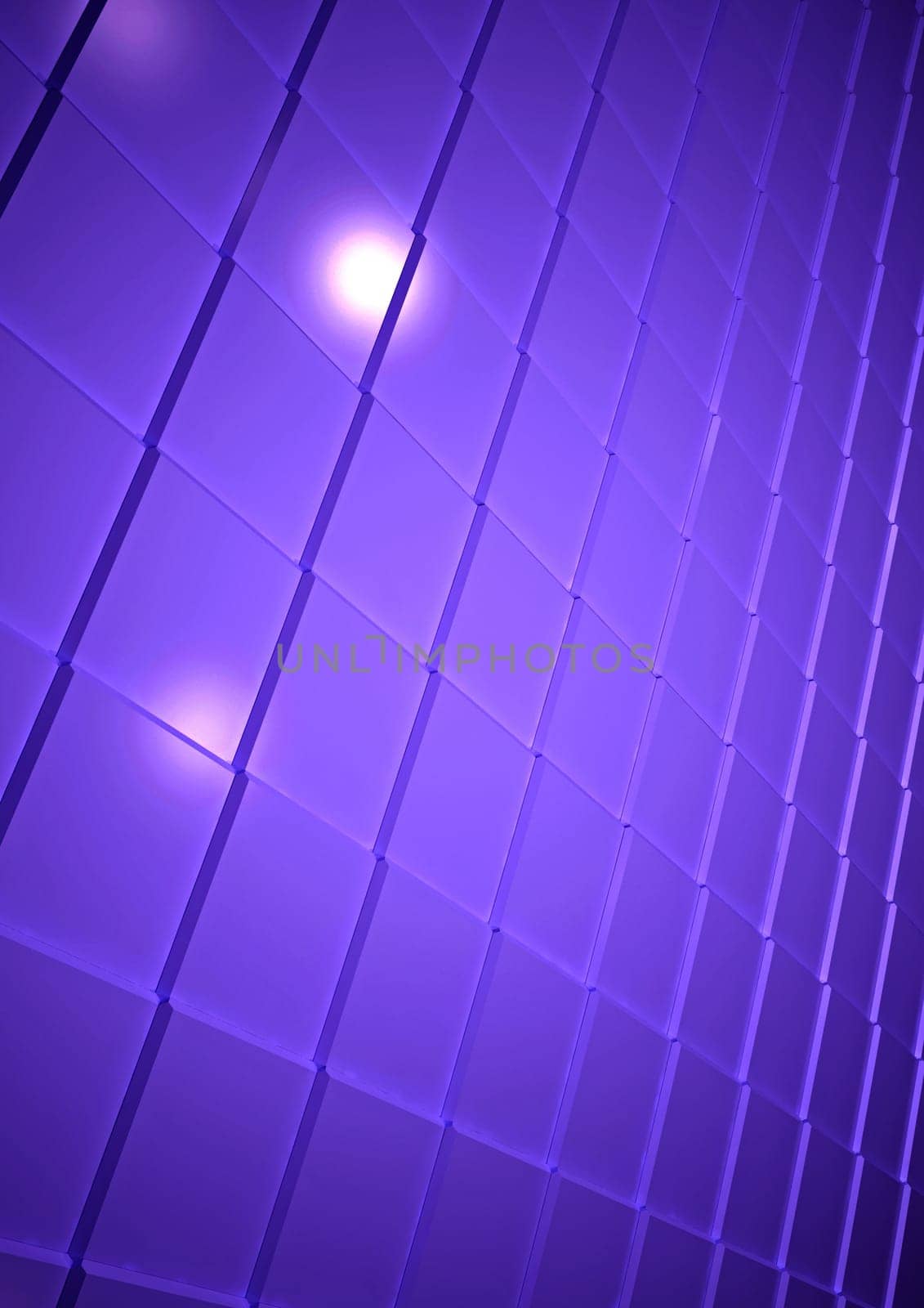 Dimensional abstract geometric polygon backdrop. 3D rendering.