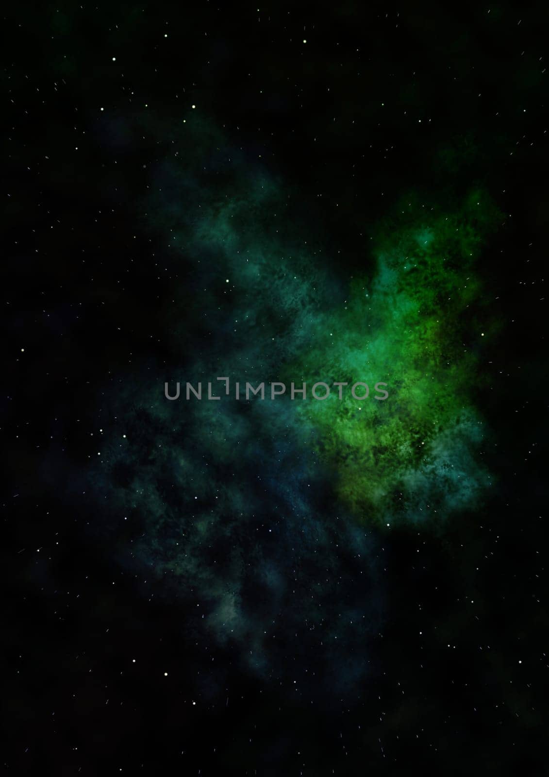 Small part of an infinite star field of space in the Universe. Elements of this image furnished by NASA . 3D rendering