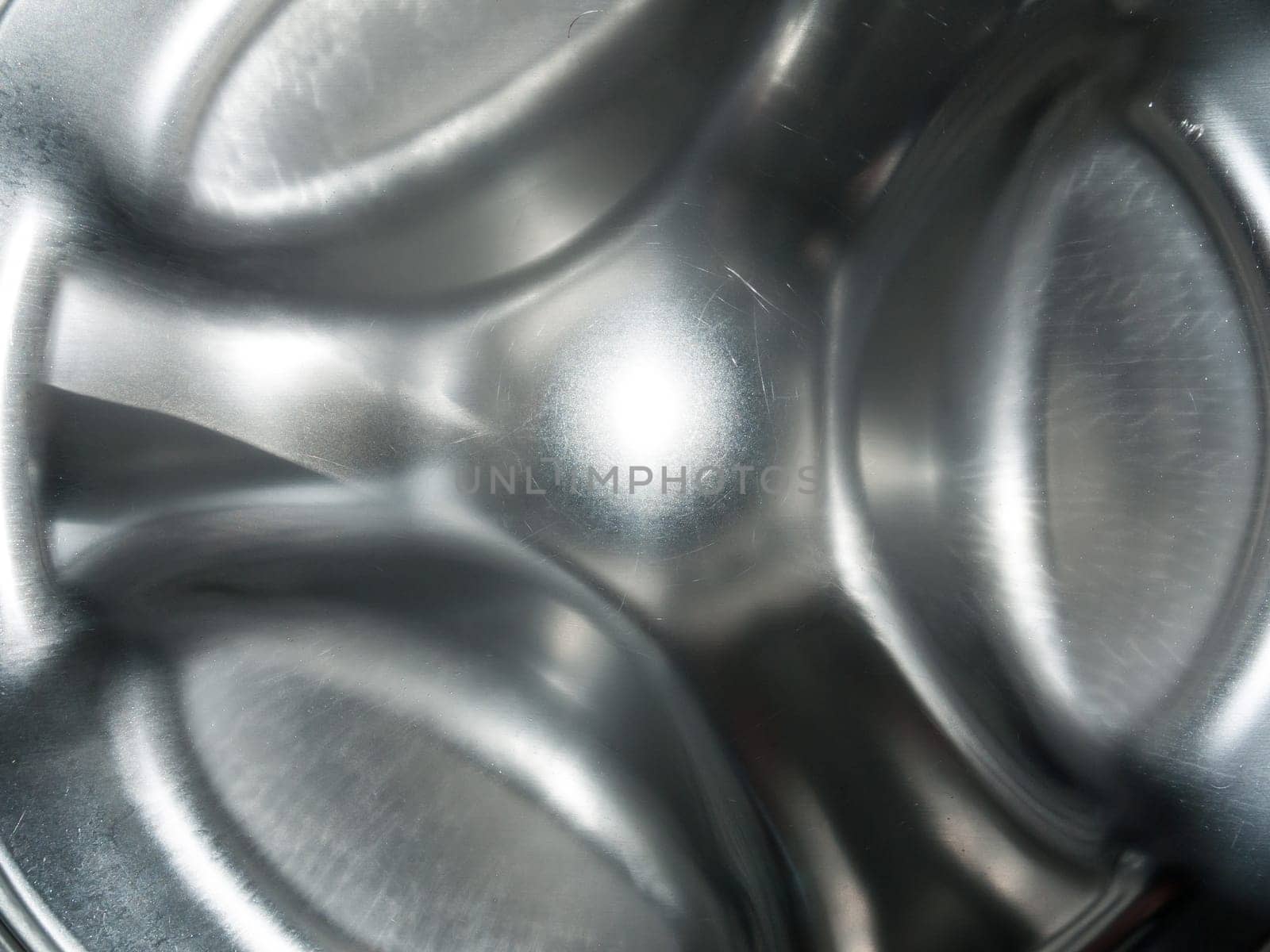 close up of metal inside a washing machine  England  UK