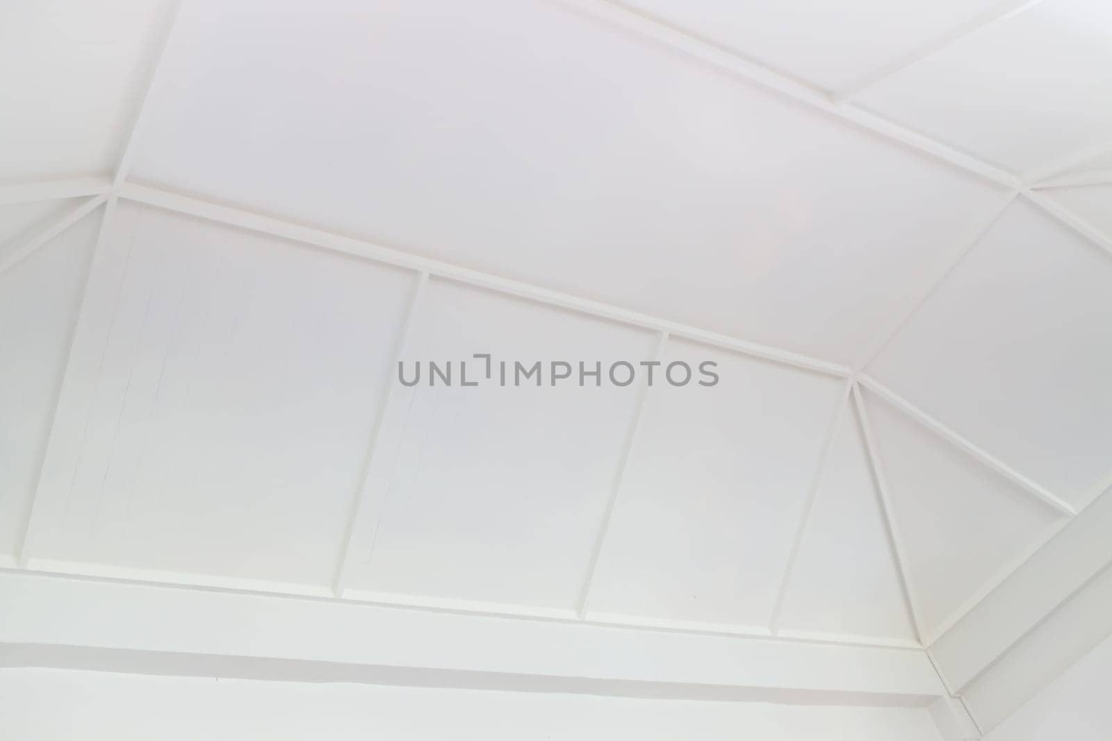 Vintage white building hall interior, stock photo