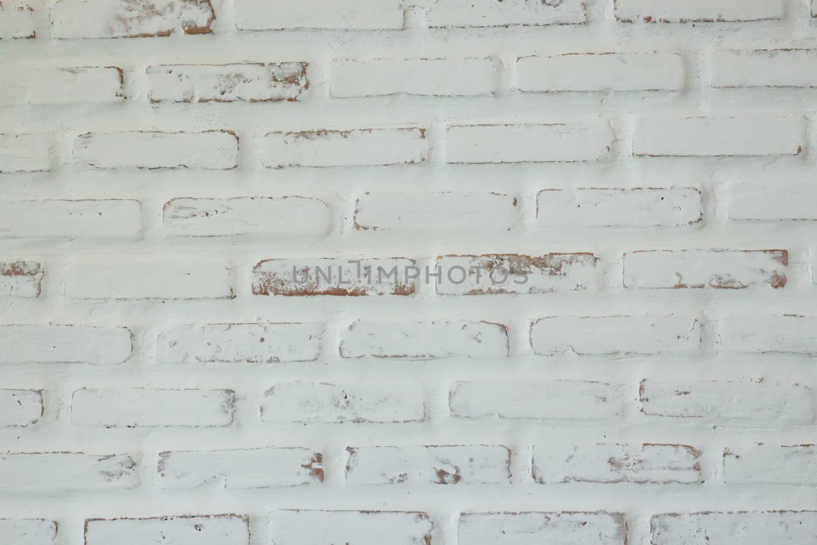 White brick wall textured background, stock photo