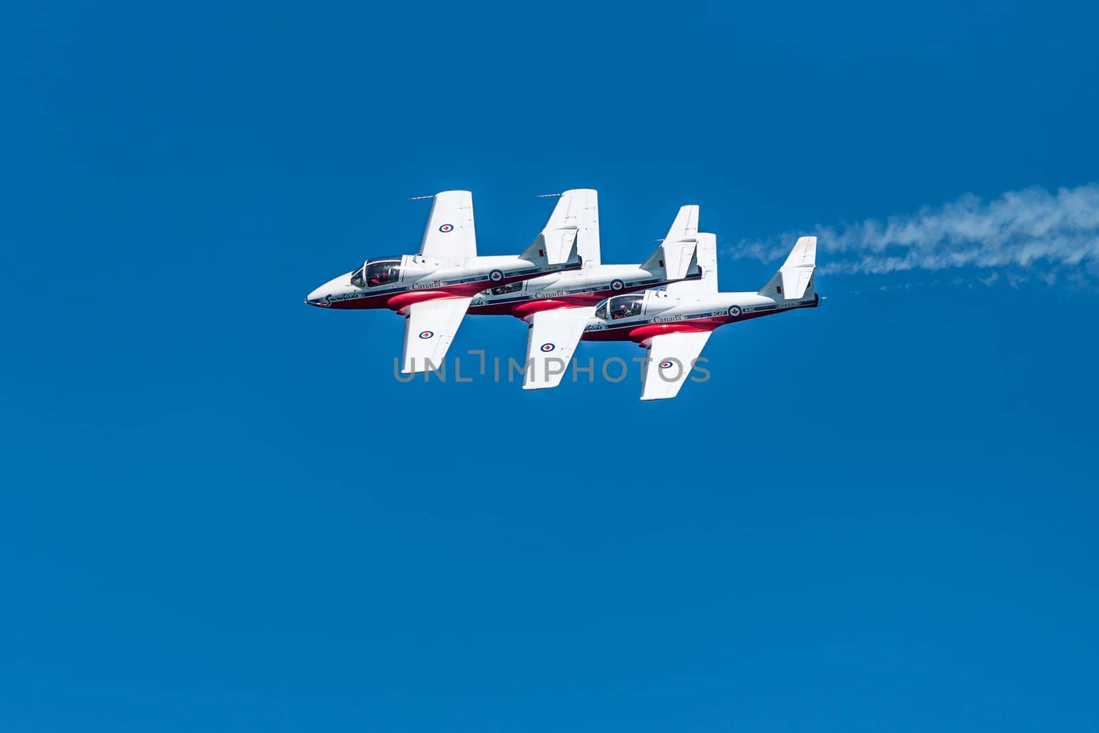 Canadian Armed Forces Snowbirds, Canadair CT-114 Tutor, Fort Lauderdale Beach Airshow, Florida, USA