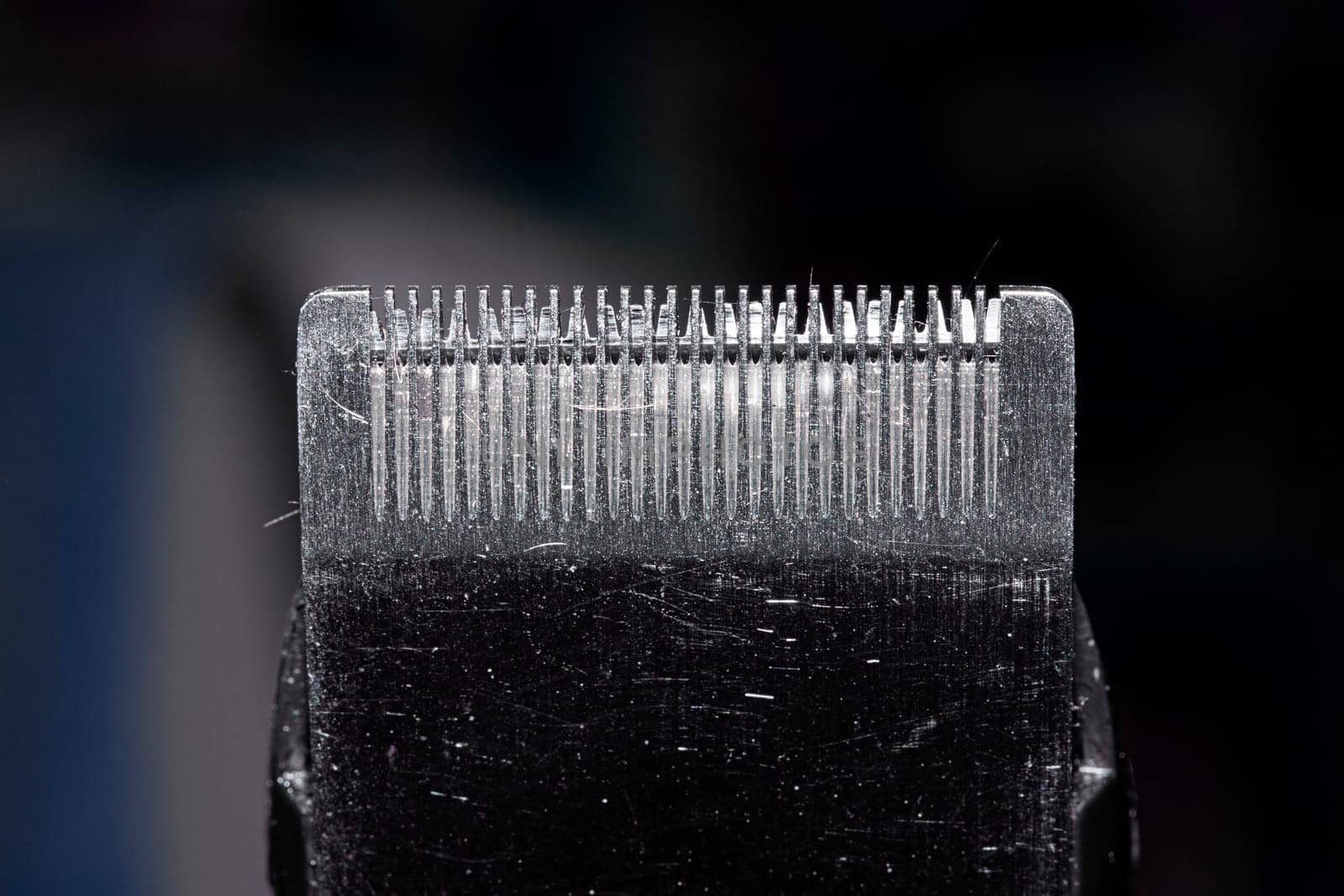 trimmer blade shaving machine macro image